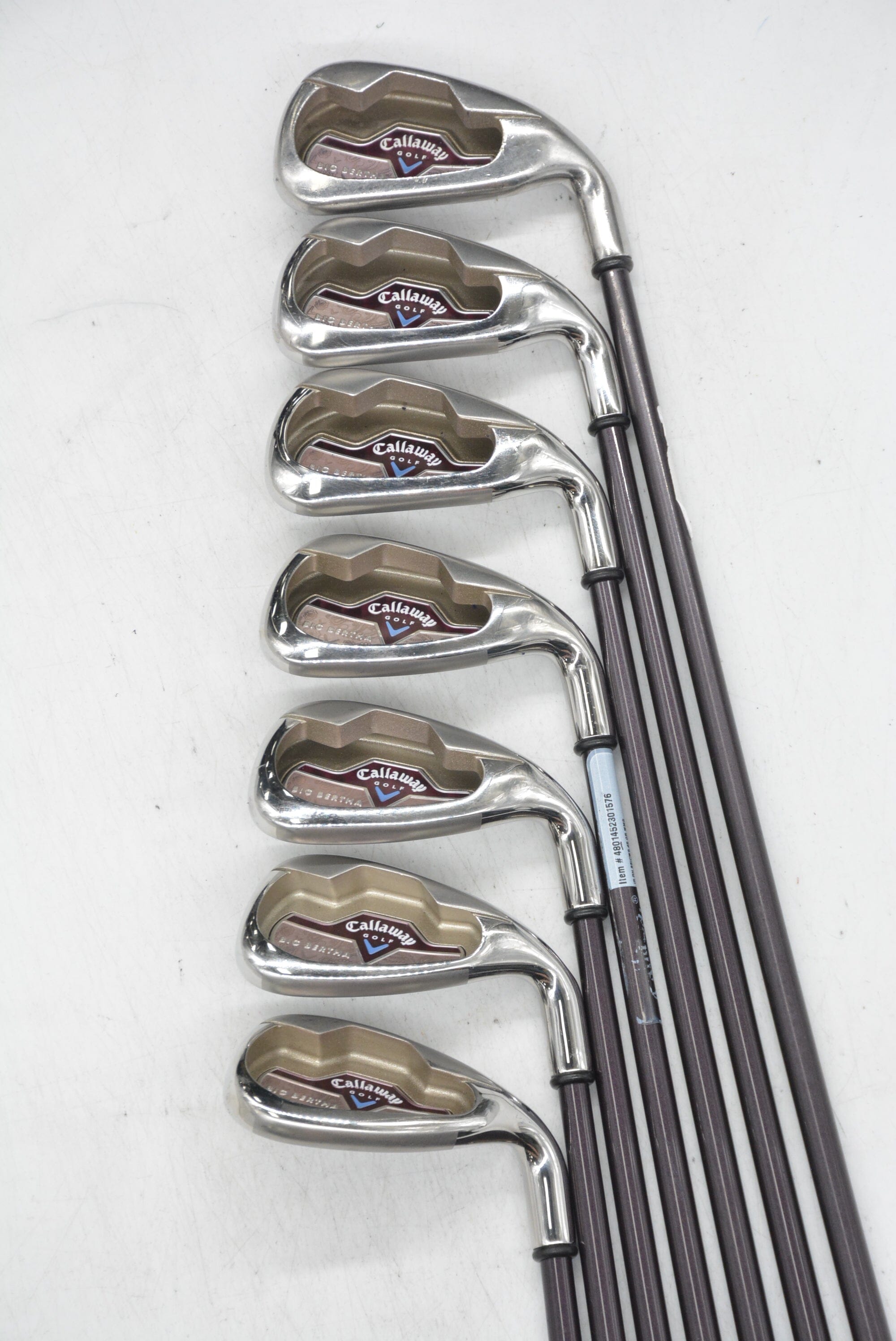 Women's Callaway Big Bertha 2006 5-PW, SW Iron Set W Flex -0.5" Golf Clubs GolfRoots 