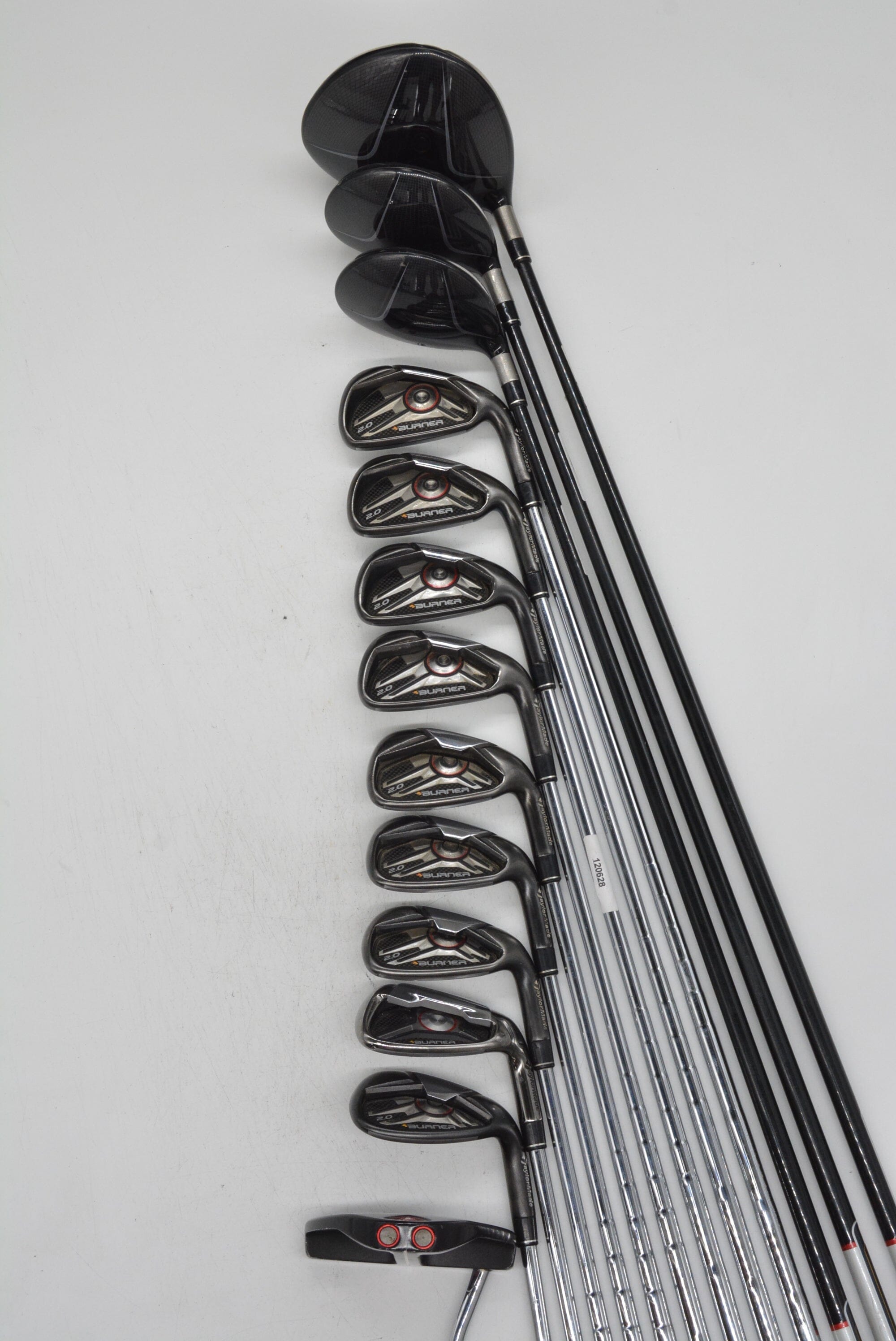 TaylorMade Burner 2.0 Mixed Full Set S Flex +0.5" Golf Clubs GolfRoots 