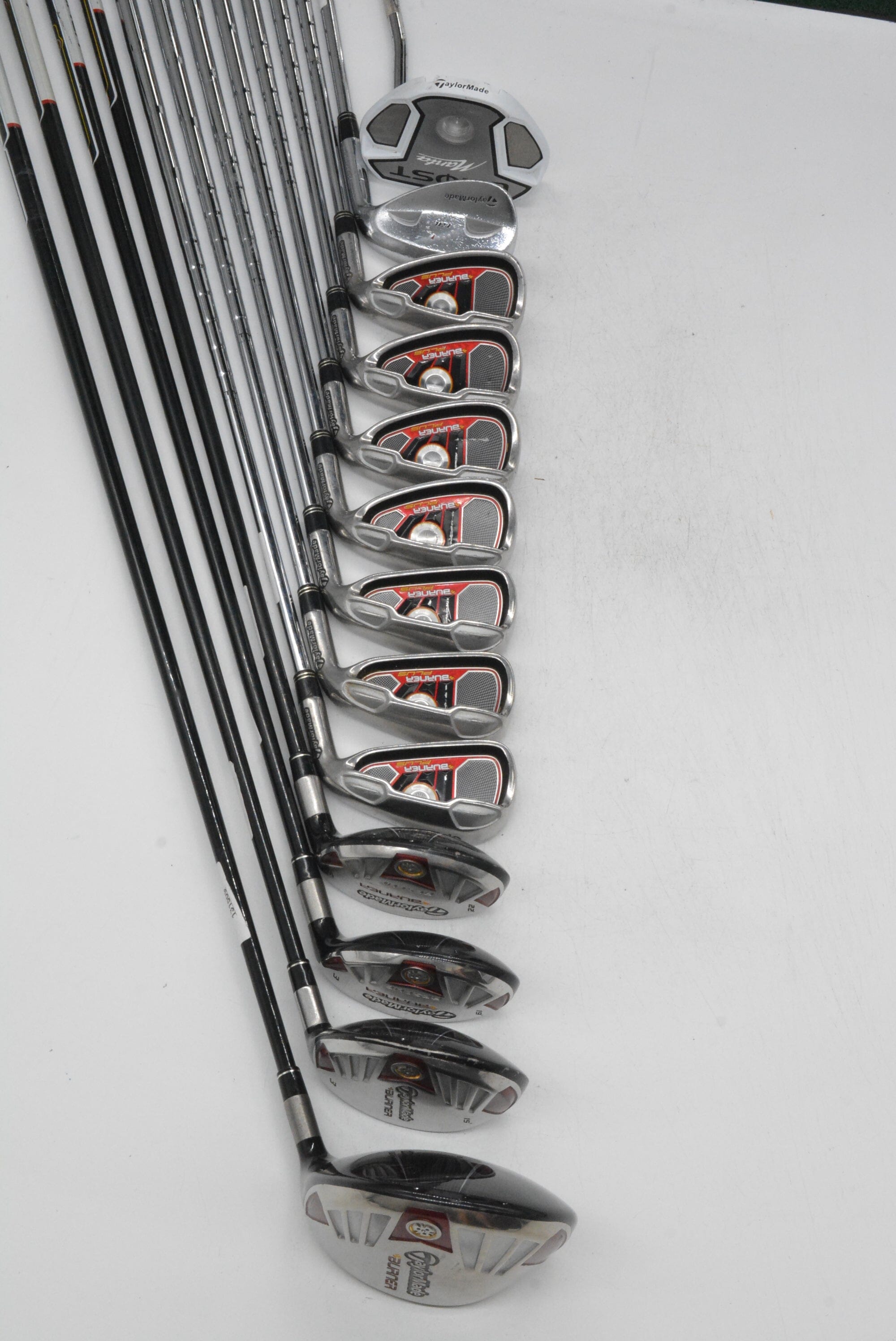 TaylorMade Burner Plus Mixed Full Set S Flex +0.5" Golf Clubs GolfRoots 