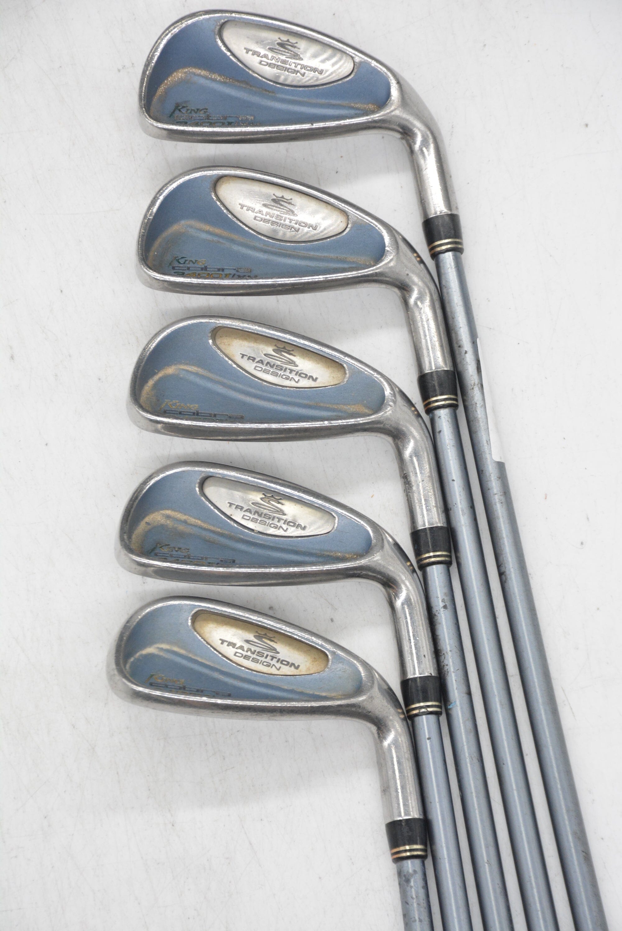 Women's Cobra 3400 I/Xh 6-PW Iron Set W Flex -0.5" Golf Clubs GolfRoots 