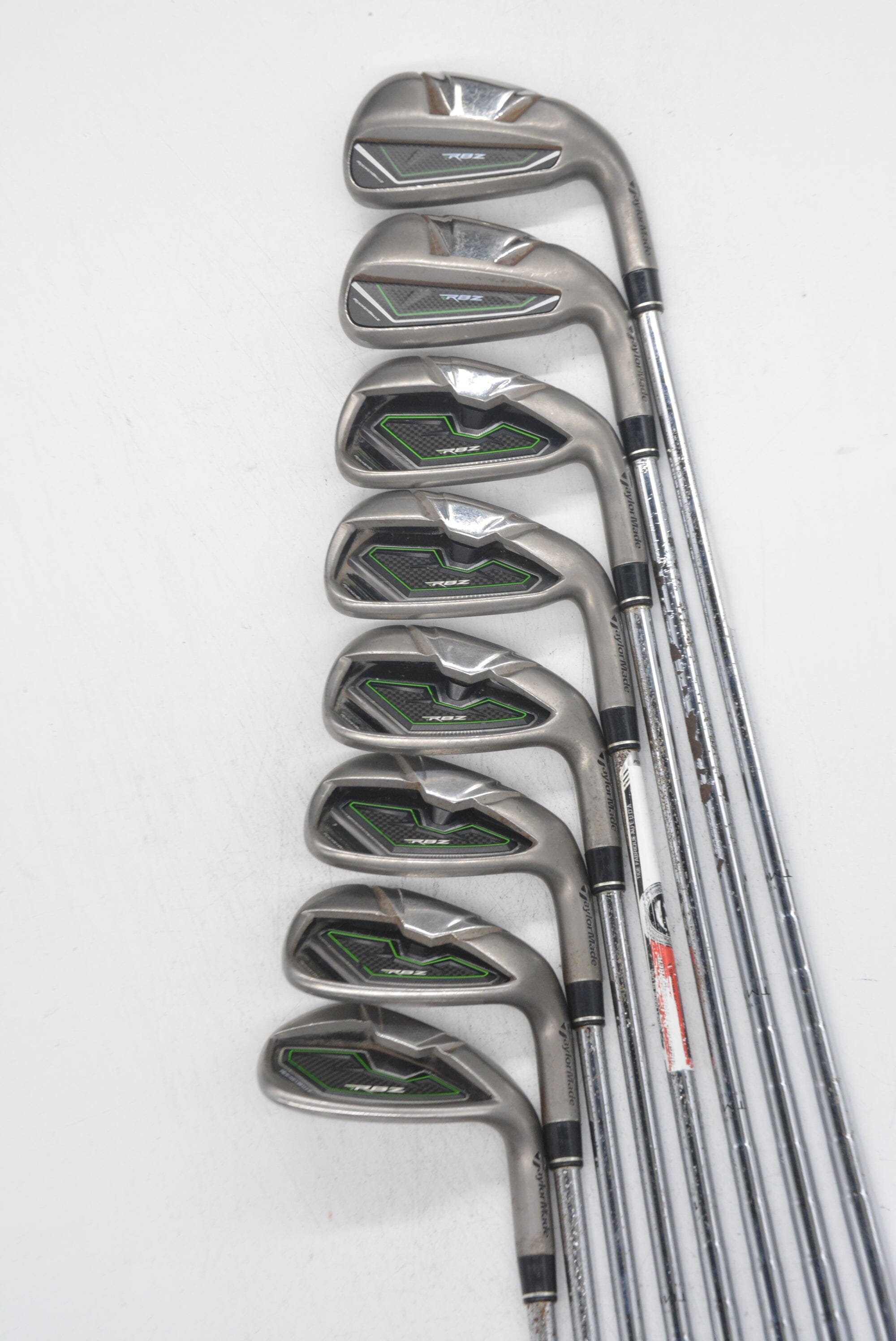 TaylorMade Rocketballz 4-AW Iron Set S Flex +0.25" Golf Clubs GolfRoots 