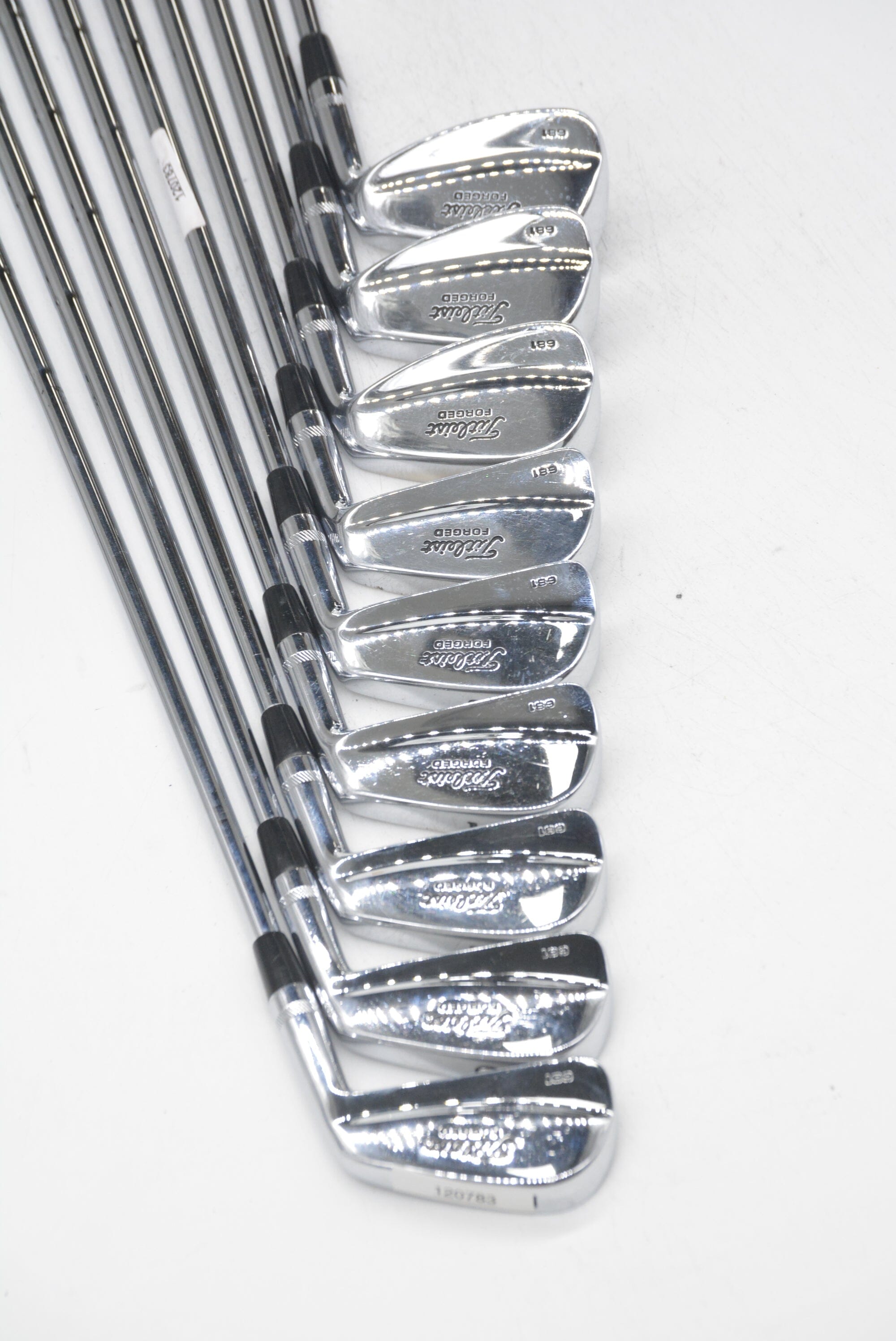 Titleist 681 Forged 2-PW Iron Set S Flex -0.25" Golf Clubs GolfRoots 