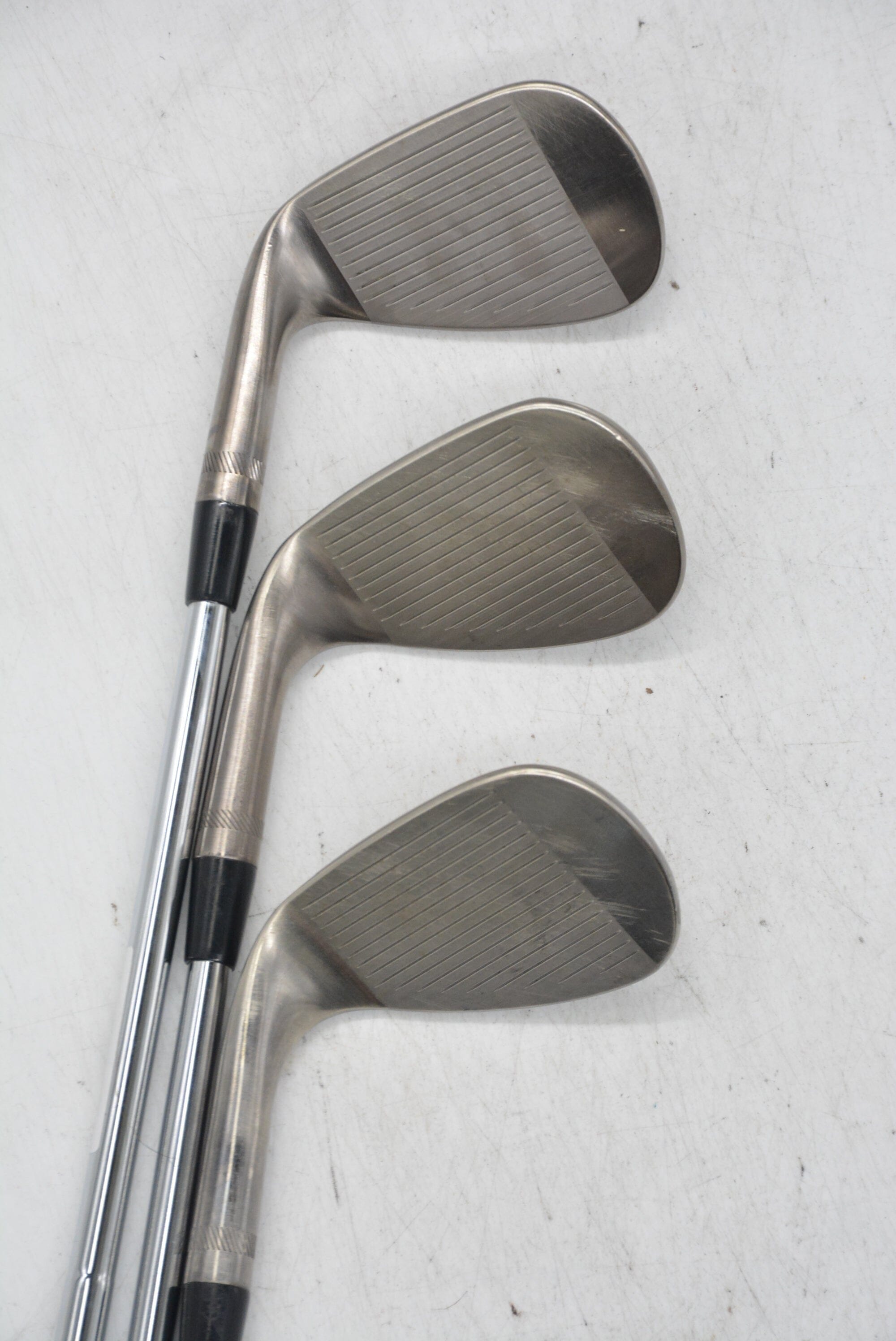 Titleist Vokey SM9 Brushed Steel 48, 54, 58 Degree Wedge Set Wedge Flex Golf Clubs GolfRoots 