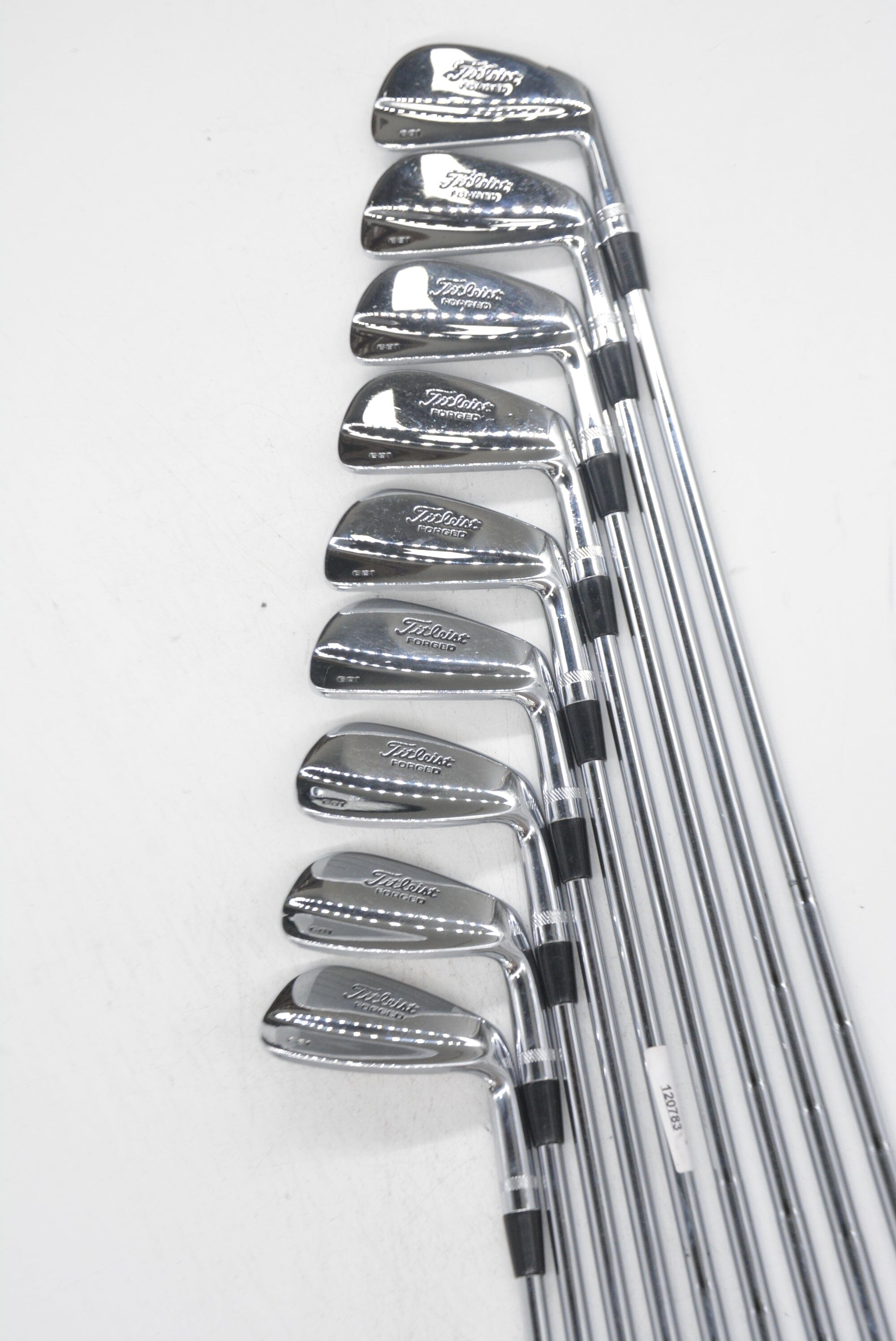 Titleist 681 Forged 2-PW Iron Set S Flex -0.25" Golf Clubs GolfRoots 