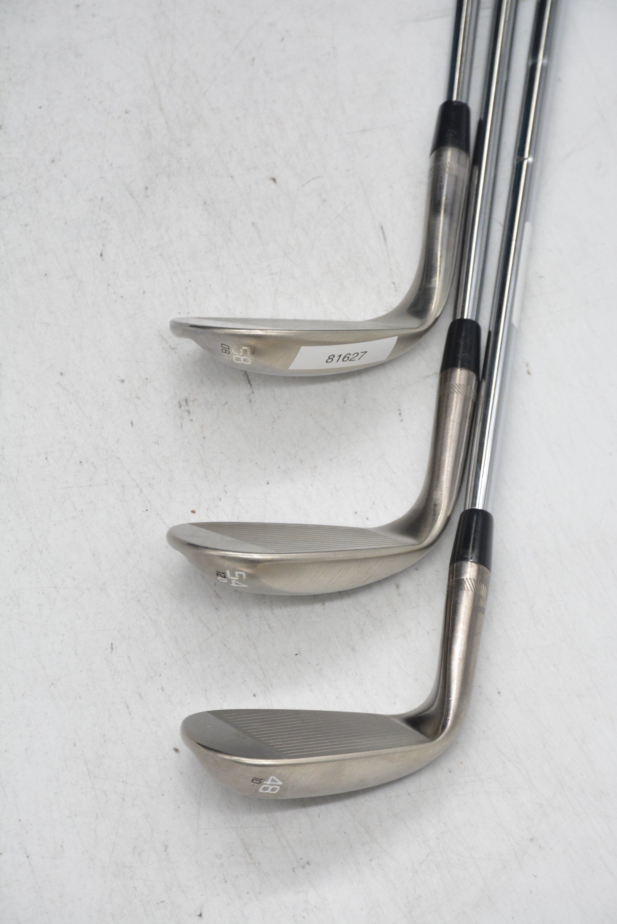 Titleist Vokey SM9 Brushed Steel 48, 54, 58 Degree Wedge Set Wedge Flex Golf Clubs GolfRoots 