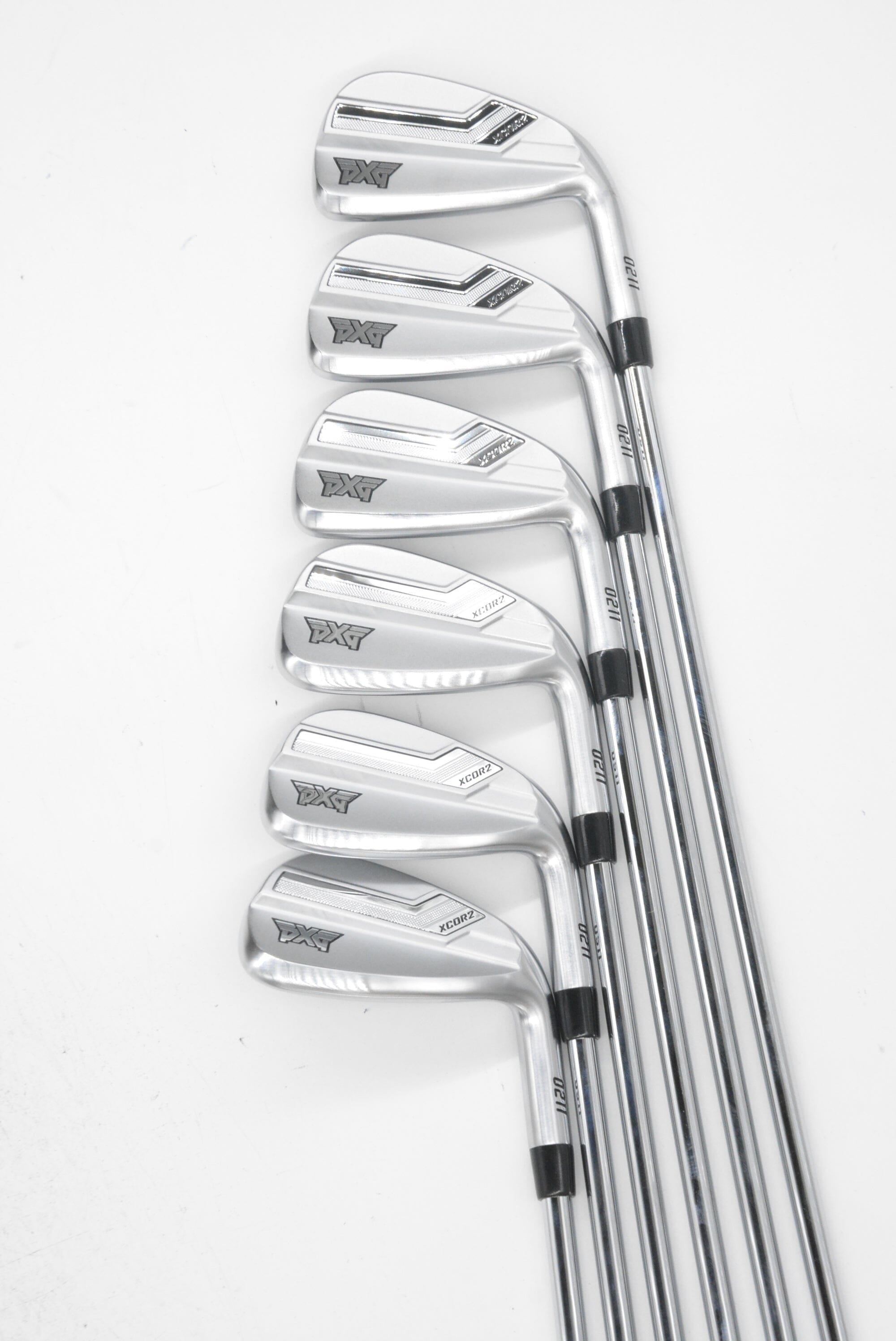 NEW PXG 0211 XCOR2 5-PW Iron Set R Flex +0.5" Golf Clubs GolfRoots 