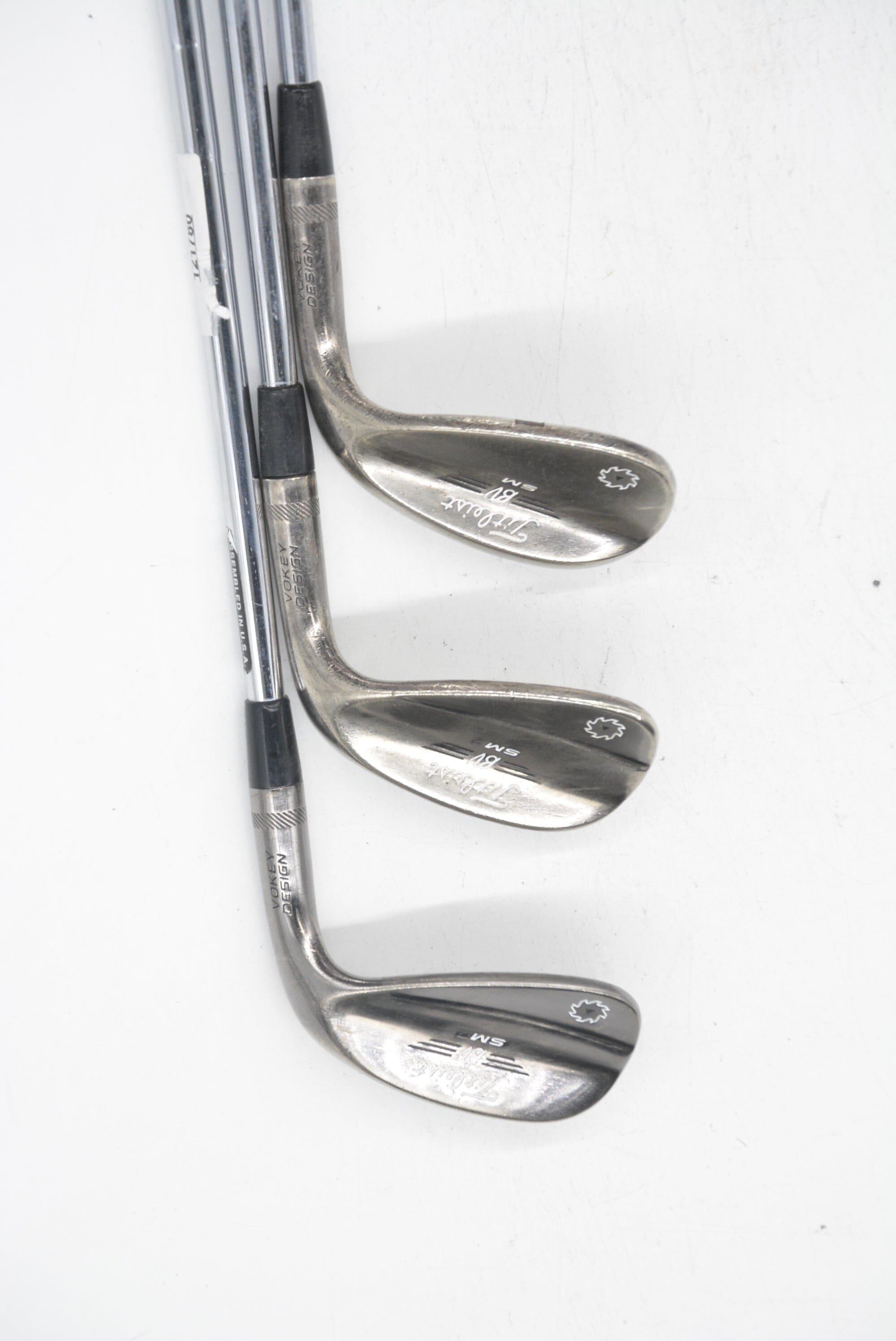 Titleist Vokey SM7 Brushed Steel 46, 52, 56 Degree Wedge Set S Flex Golf Clubs GolfRoots 
