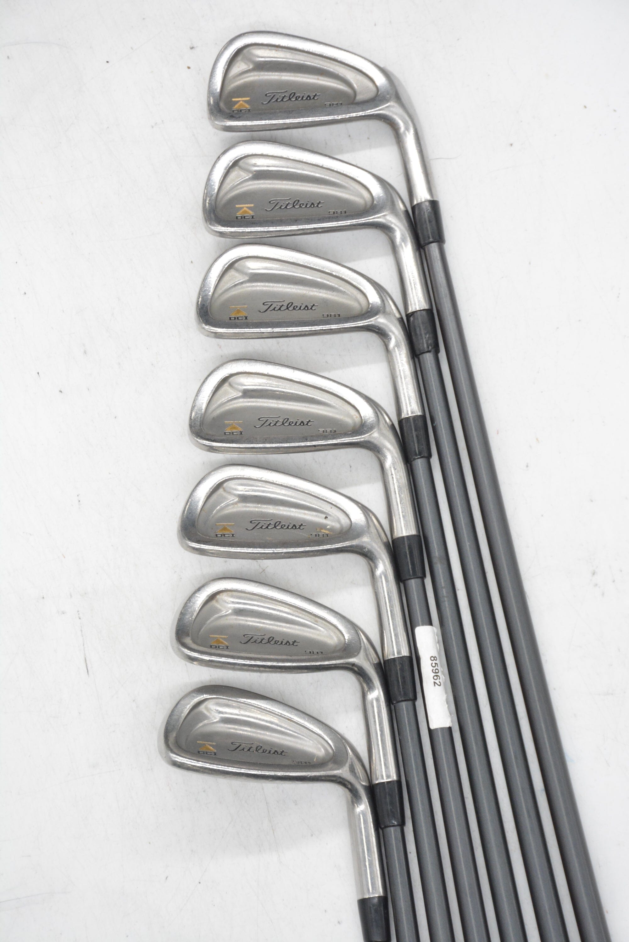 Titleist DCI 981 Iron Set 3,5,6,7,8,9,P factory Clubs True Temper Gold S300 & Oversize P