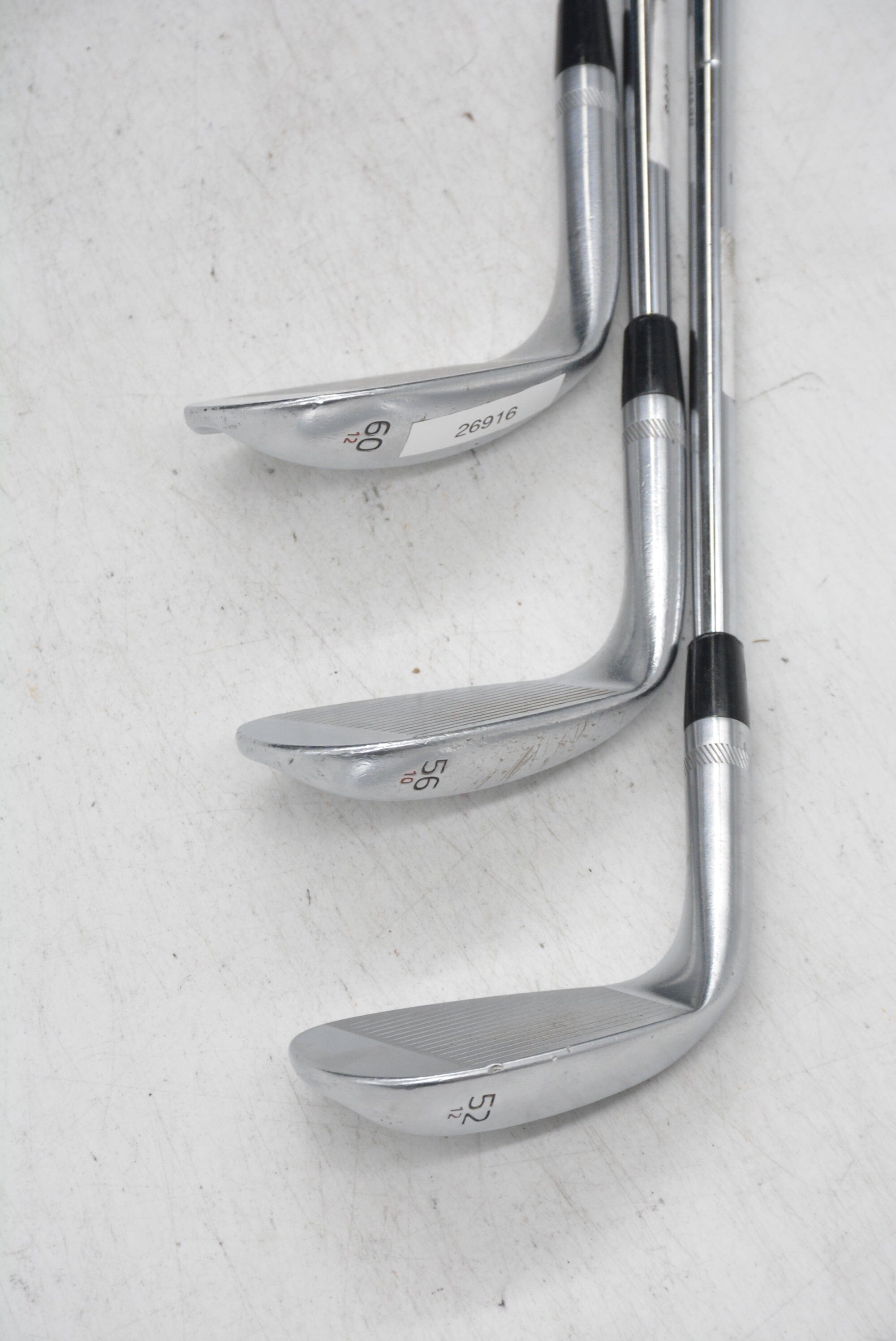 Titleist Vokey SM6 Tour Chrome 52, 56, 60 Degree Wedge Set Wedge Flex Golf Clubs GolfRoots 