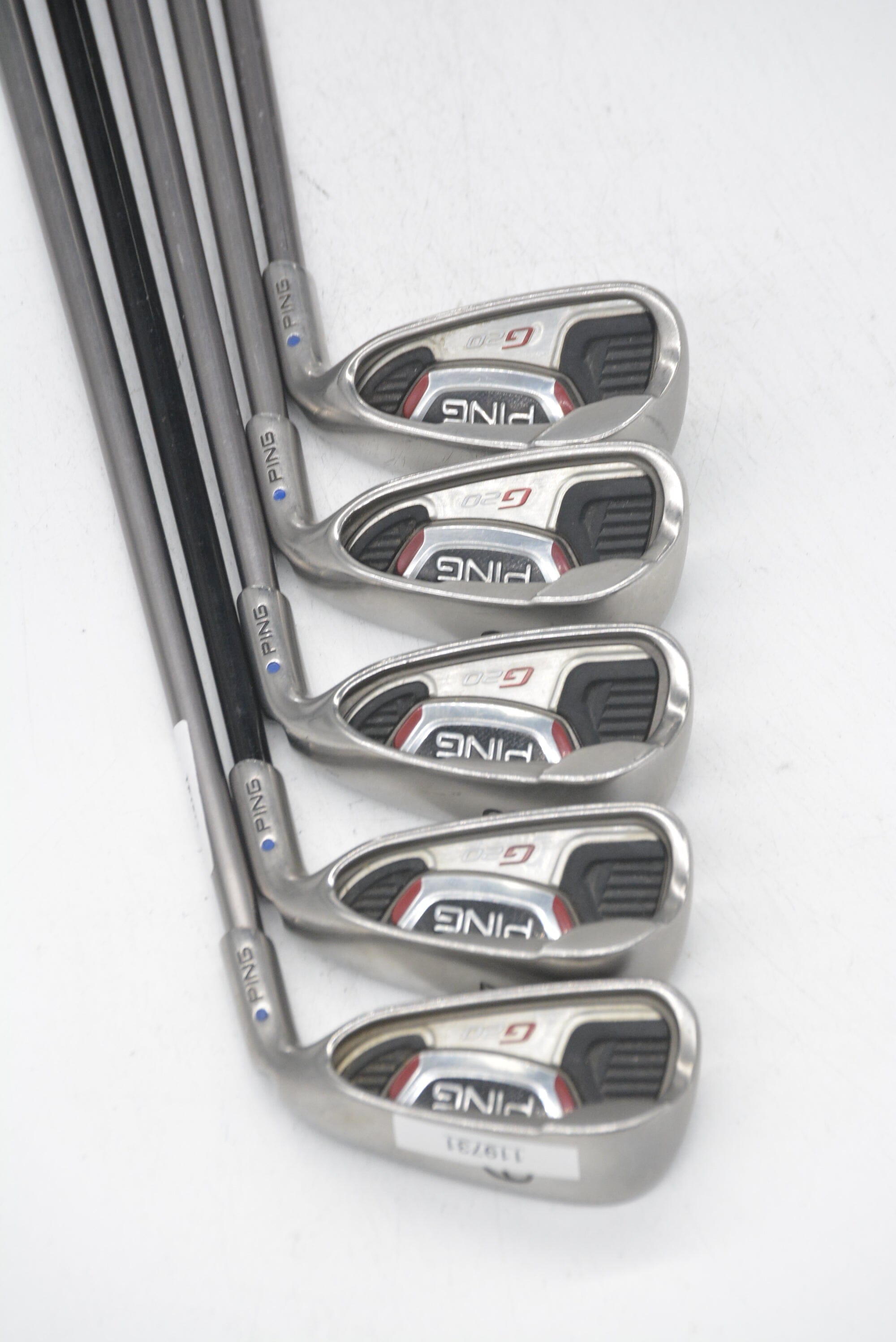 Ping G20 6-PW Iron Set R Flex -0.5" Golf Clubs GolfRoots 