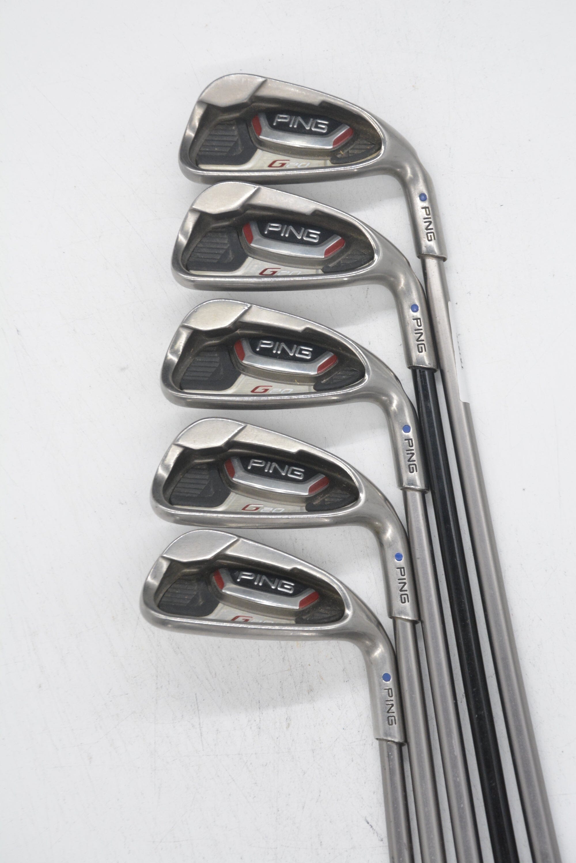 Ping G20 6-PW Iron Set R Flex -0.5" Golf Clubs GolfRoots 