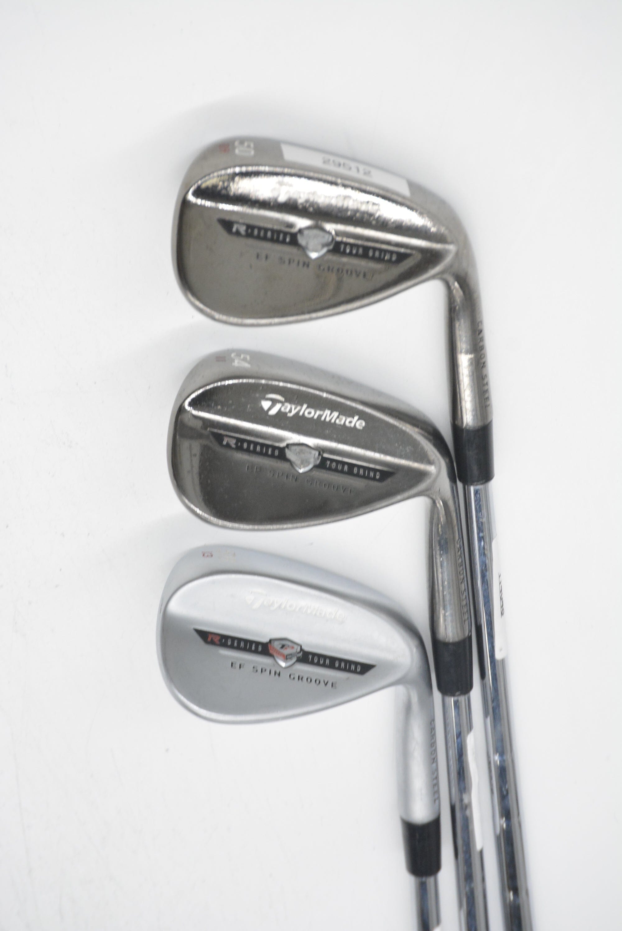 TaylorMade Tour Preferred EF Satin Chrome 50, 54, 58 Degree Wedge Set Wedge Flex Golf Clubs GolfRoots 