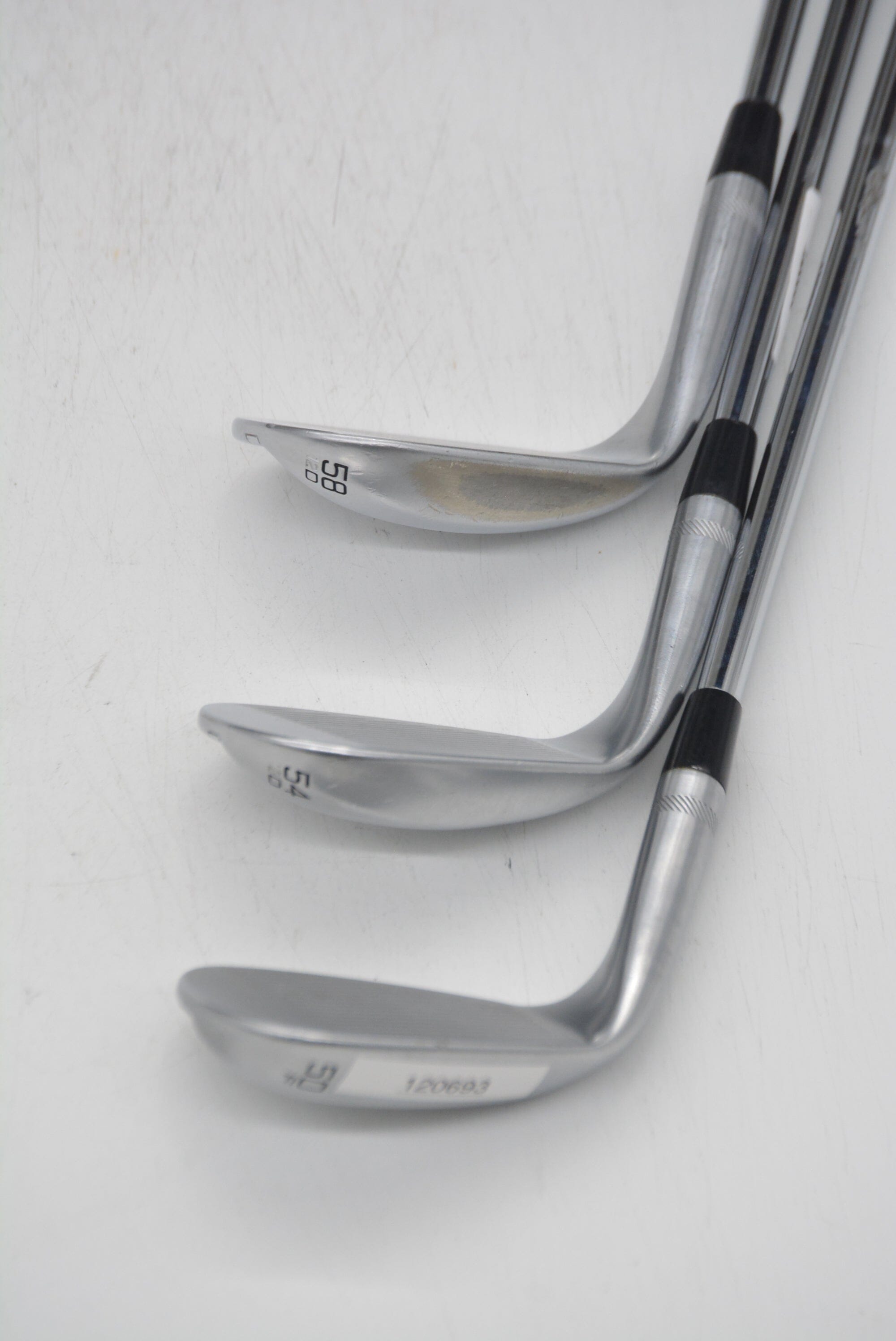Titleist Vokey SM8 Tour Chrome 50, 54, 58 Degree Wedge Set Wedge Flex Golf Clubs GolfRoots 