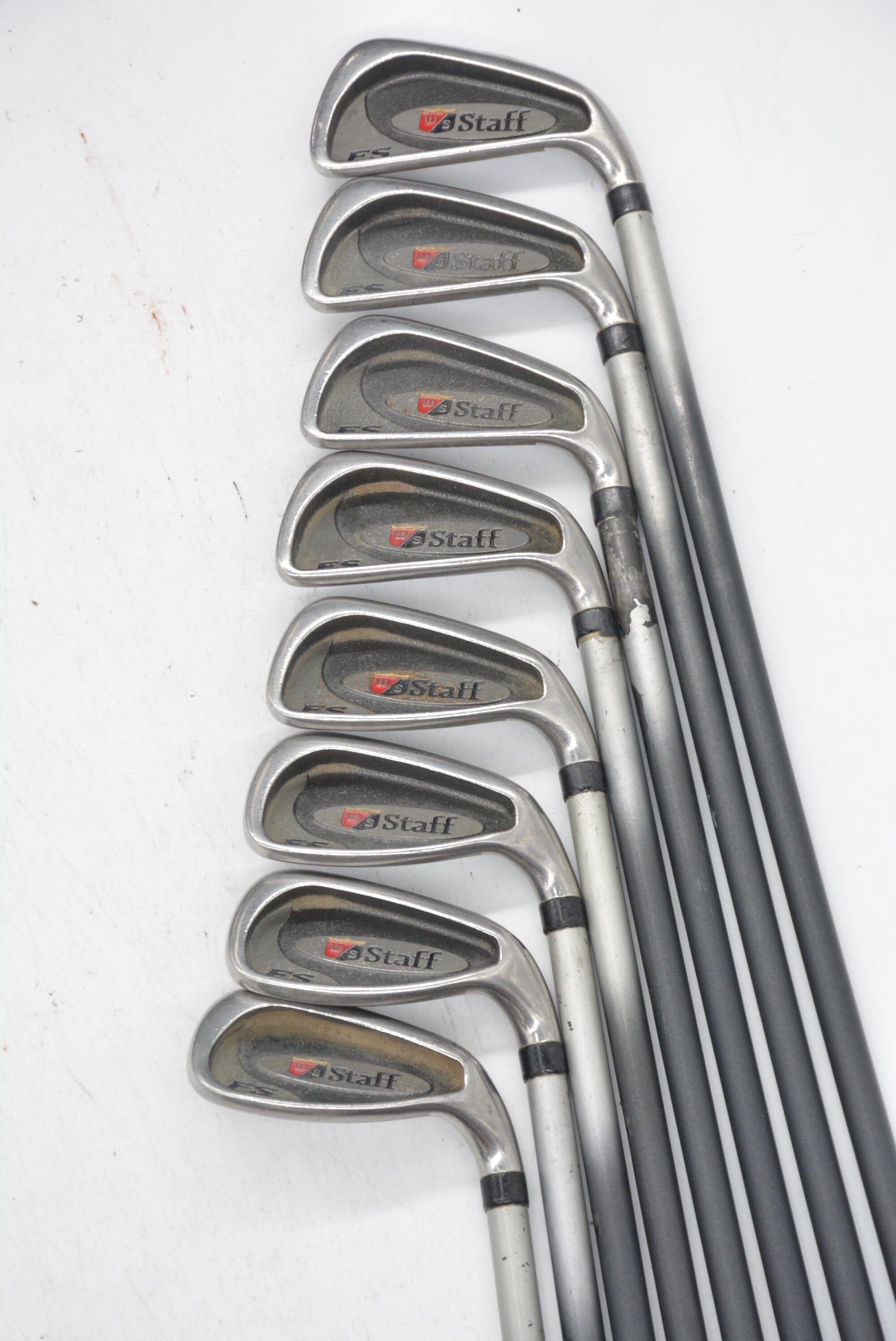 Wilson Fat Shaft 3-PW Iron Set S Flex Std Length Golf Clubs GolfRoots 