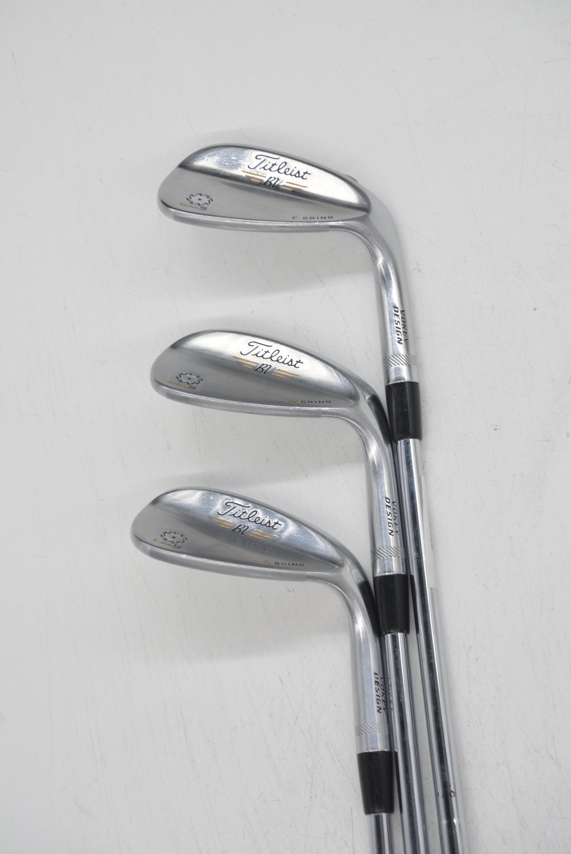 Titleist Vokey SM6 Tour Chrome 52, 56, 60 Degree Wedge Set Wedge Flex Golf Clubs GolfRoots 