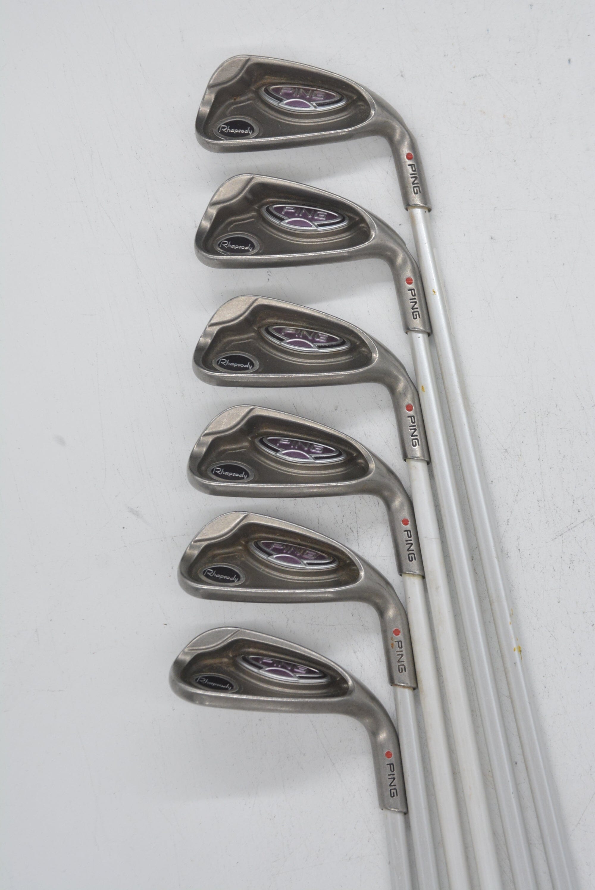 Women's Ping Rhapsody 6-SW Iron Set W Flex Std Length Golf Clubs GolfRoots 