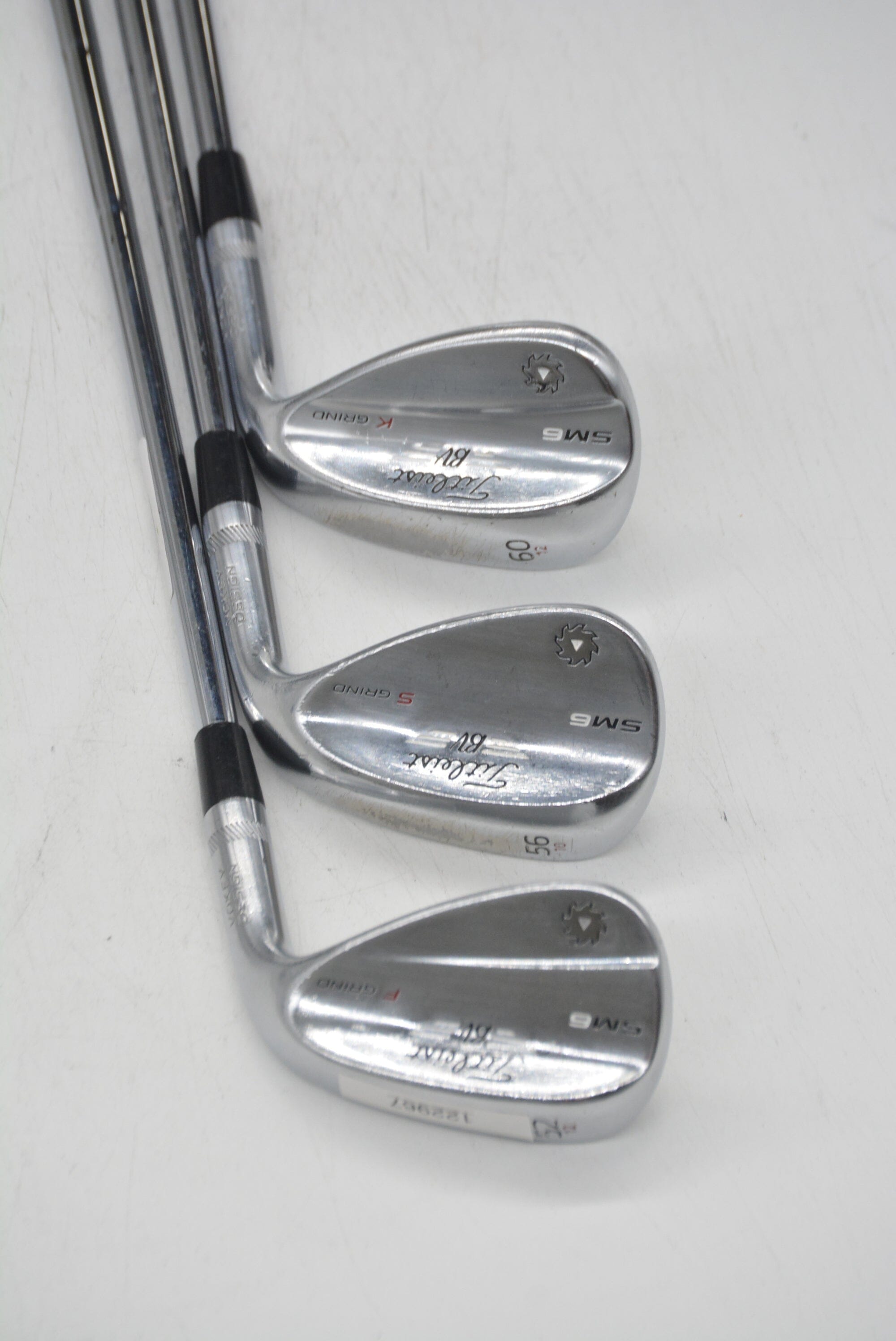 Titleist Vokey SM6 Tour Chrome 52, 56, 60 Degree Wedge Set Wedge Flex Golf Clubs GolfRoots 