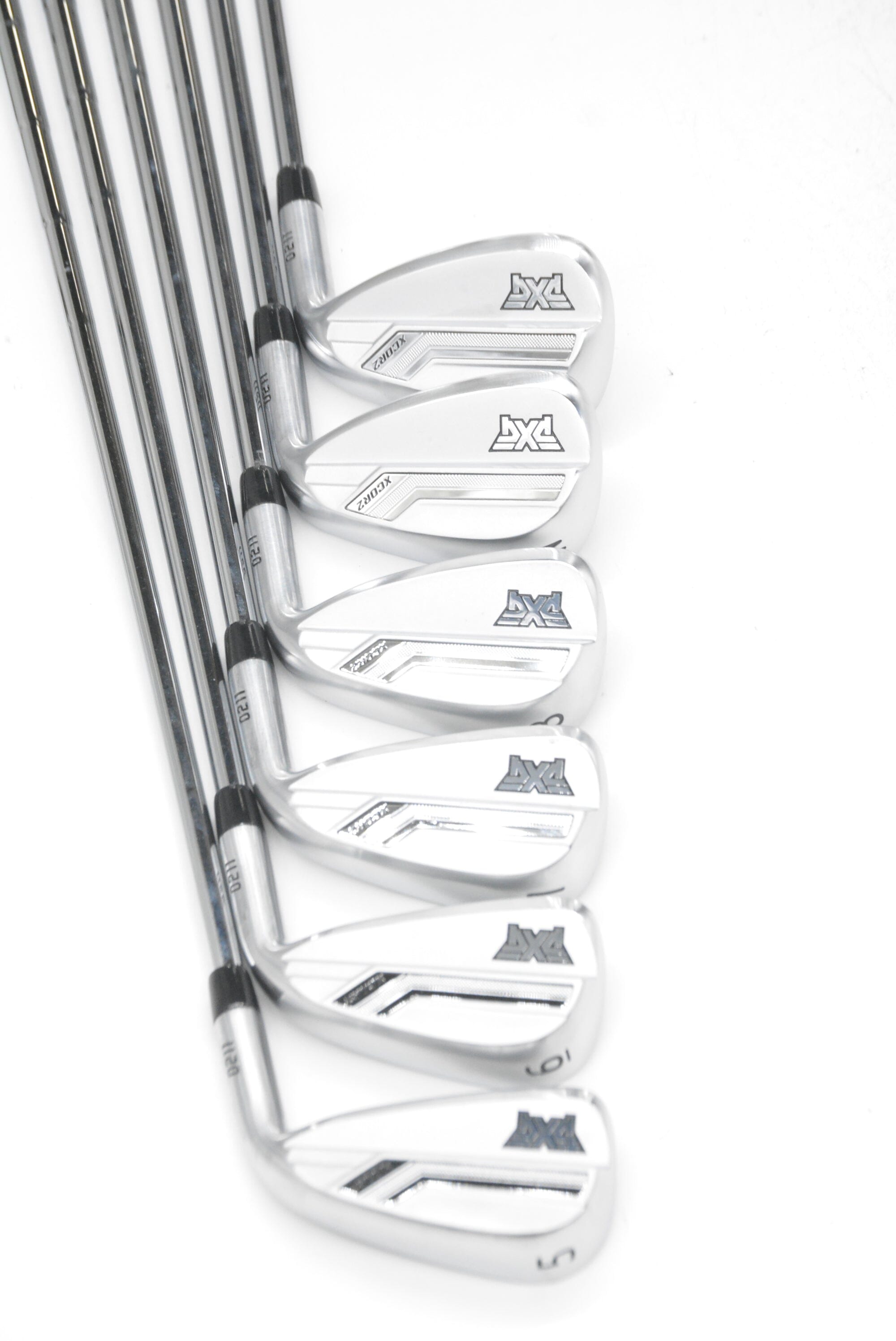 NEW PXG 0211 XCOR2 5-8, PW-GW Iron Set S Flex +0.5" Golf Clubs GolfRoots 