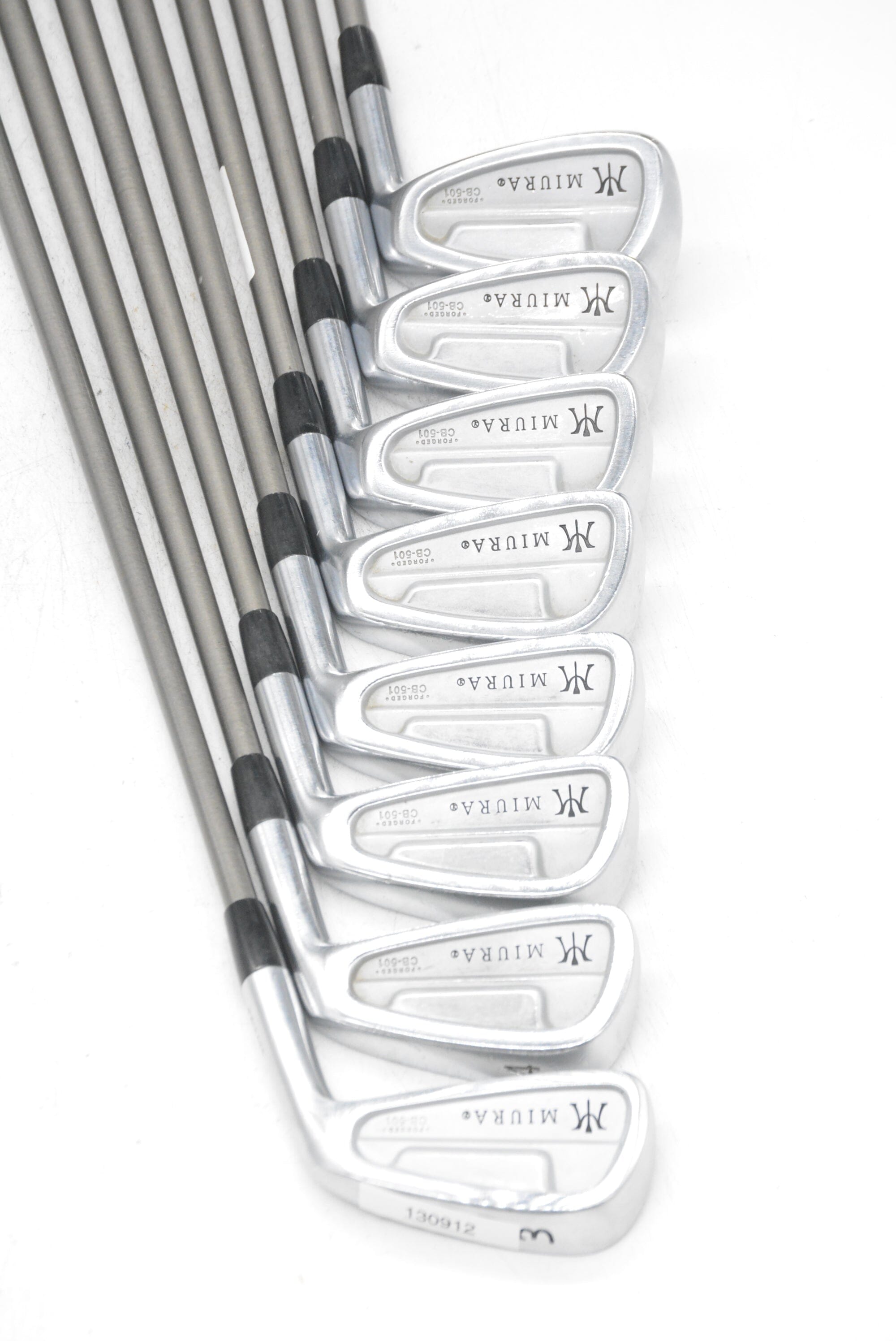 Miura CB-501 3-PW Iron Set S Flex Std Length Golf Clubs GolfRoots 