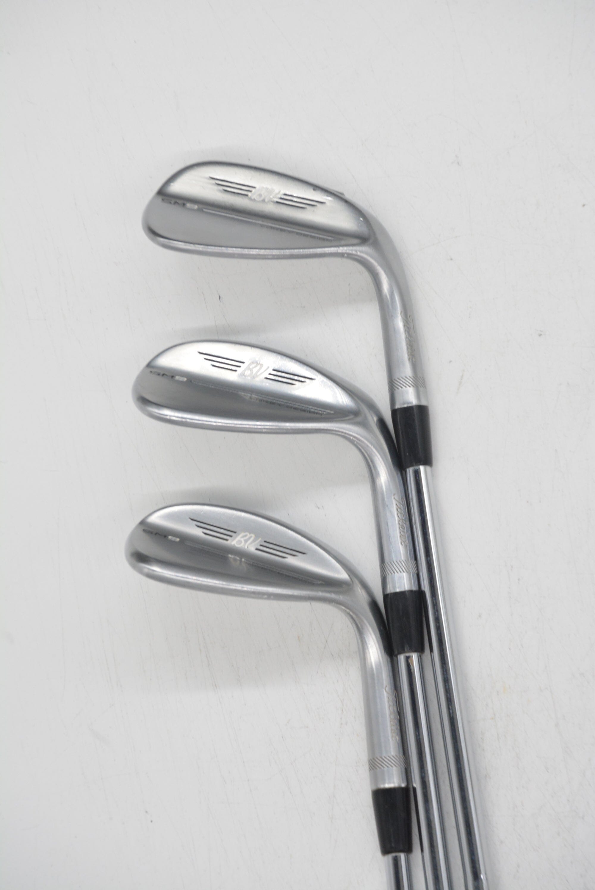 Titleist Vokey SM9 Tour Chrome 52, 56, 60 Degree Wedge Set Wedge Flex Golf Clubs GolfRoots 