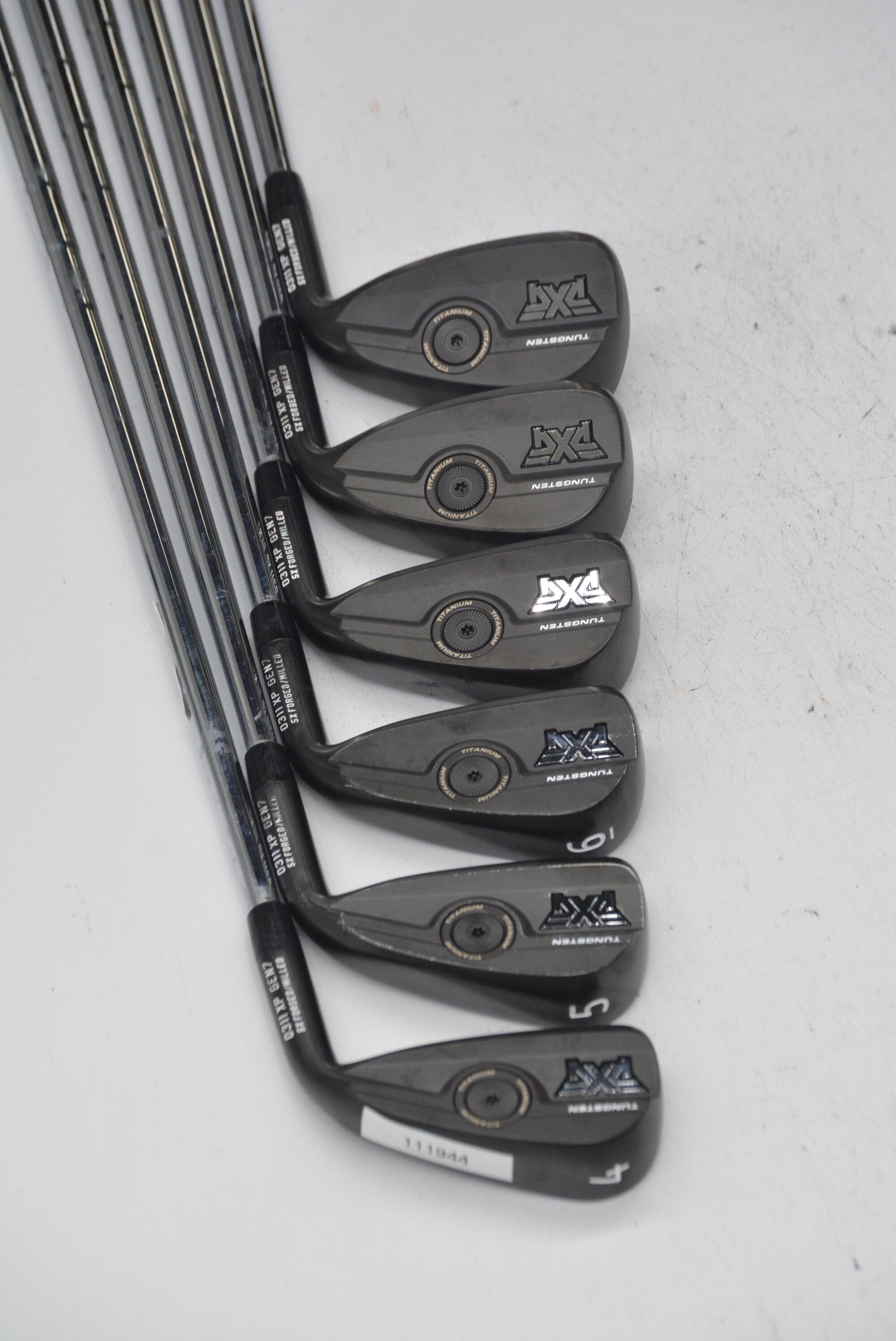PXG 0311XP Gen 7 Black 4-7, 9-PW Iron Set S Flex -0.25" Golf Clubs GolfRoots 