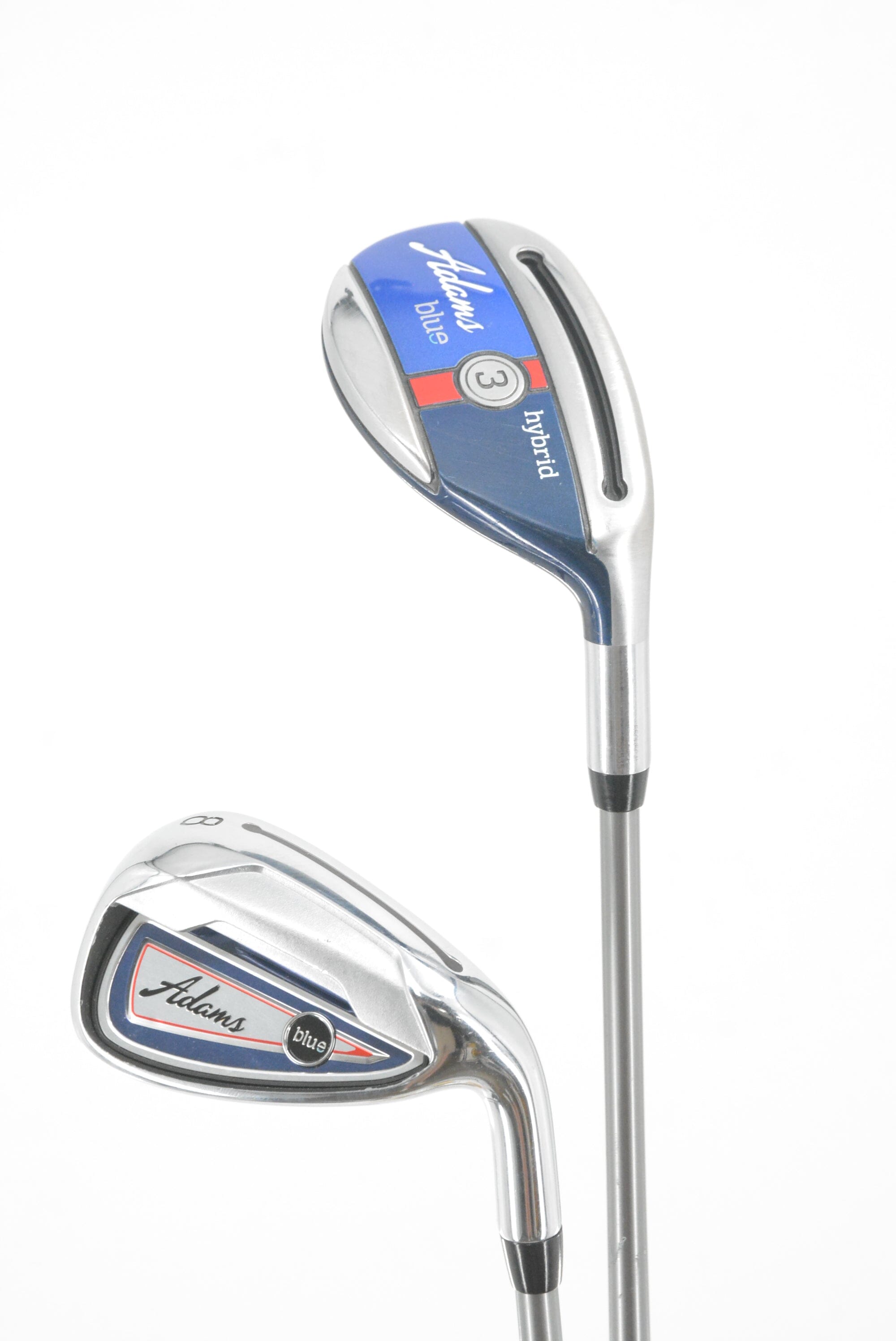 Adams Blue 3H, 5H, 5-PW Iron Set R Flex Std Length Golf Clubs GolfRoots 