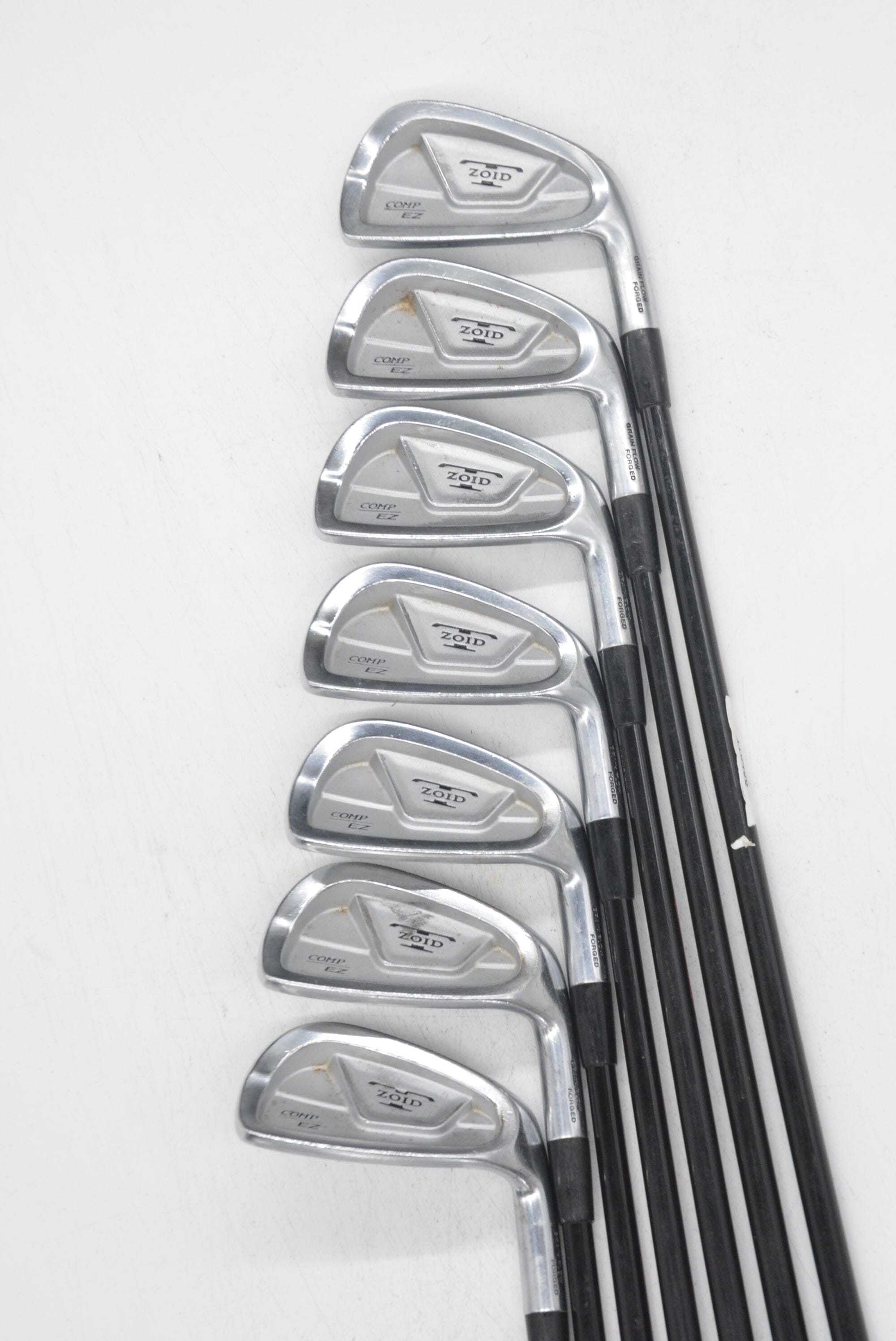 Mizuno T-Zoid Comp EZ 3, 5-PW Iron Set S Flex -0.5" Golf Clubs GolfRoots 