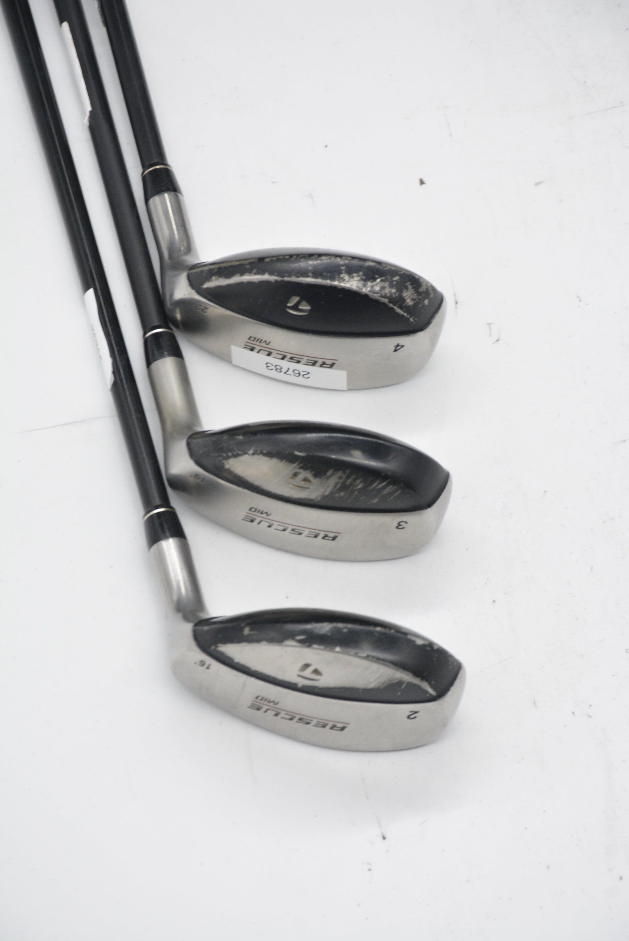 TaylorMade Rescue Mid 2H, 3H, 4H Hybrid Set S Flex Golf Clubs GolfRoots 