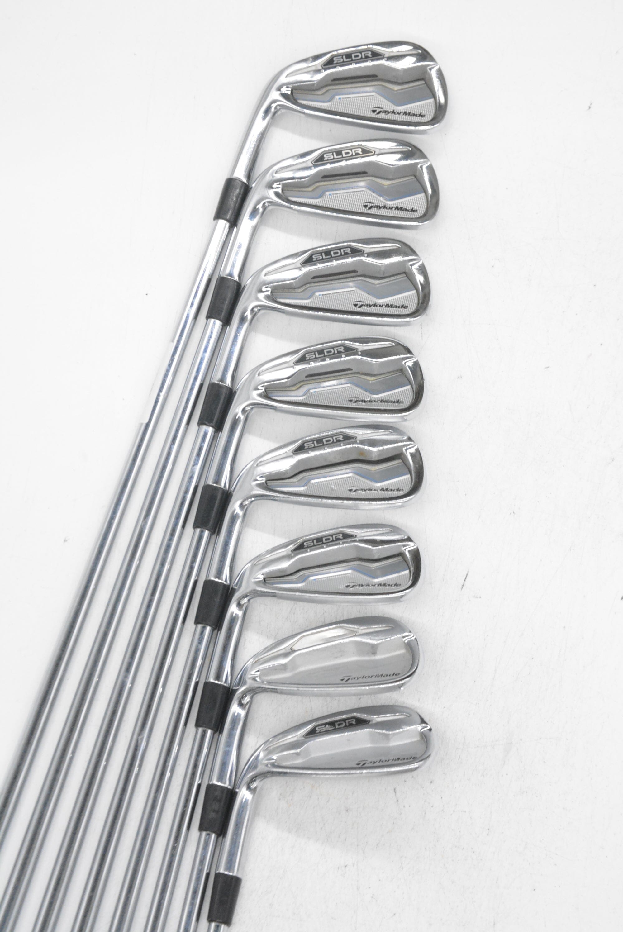 Lefty TaylorMade SLDR 4-AW Iron Set S Flex Std Length Golf Clubs GolfRoots 