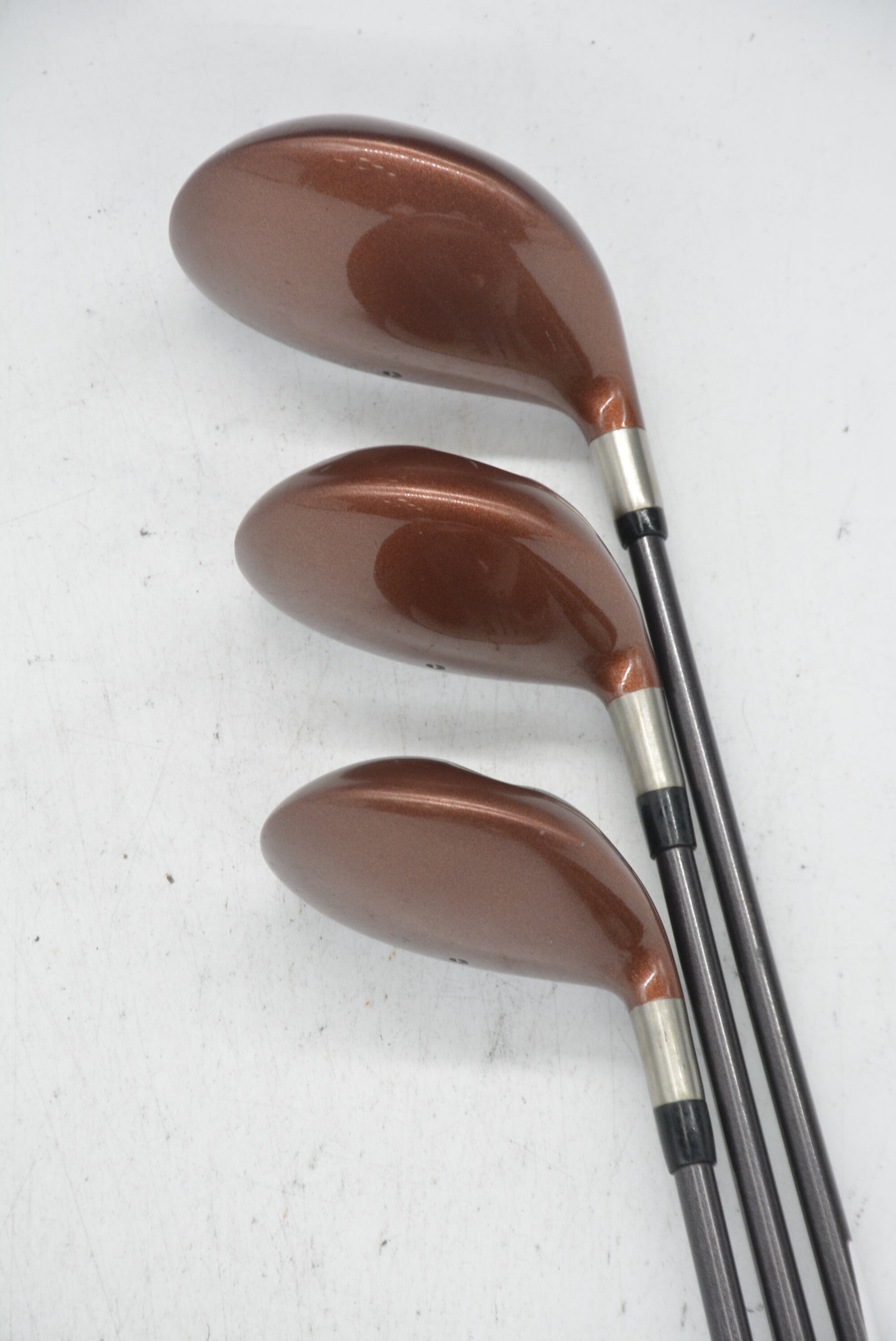 TaylorMade Titanium Bubble D, 3W, 5W Wood Set R Flex Golf Clubs GolfRoots 