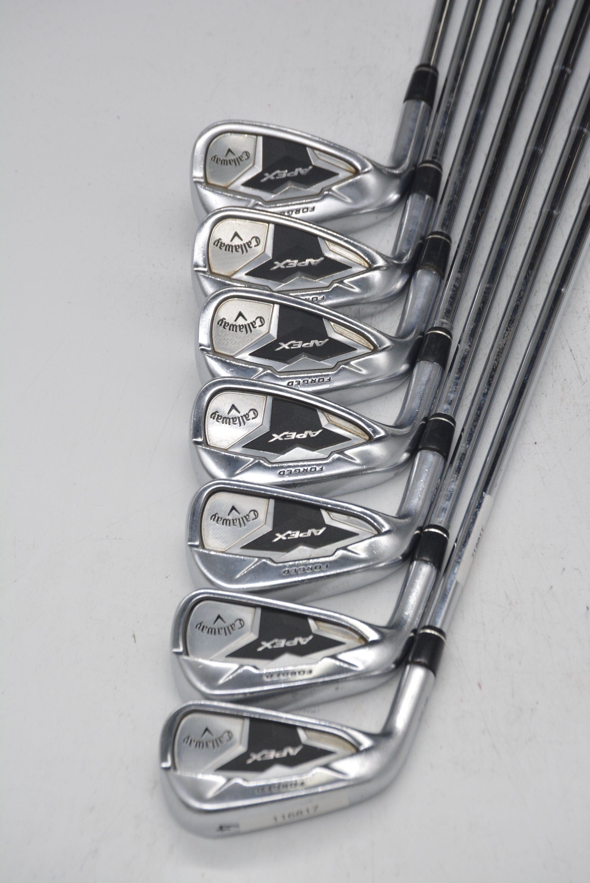 Lefty Callaway Apex 19 4-5, 7-AW Iron Set X Flex Std Length Golf Clubs GolfRoots 