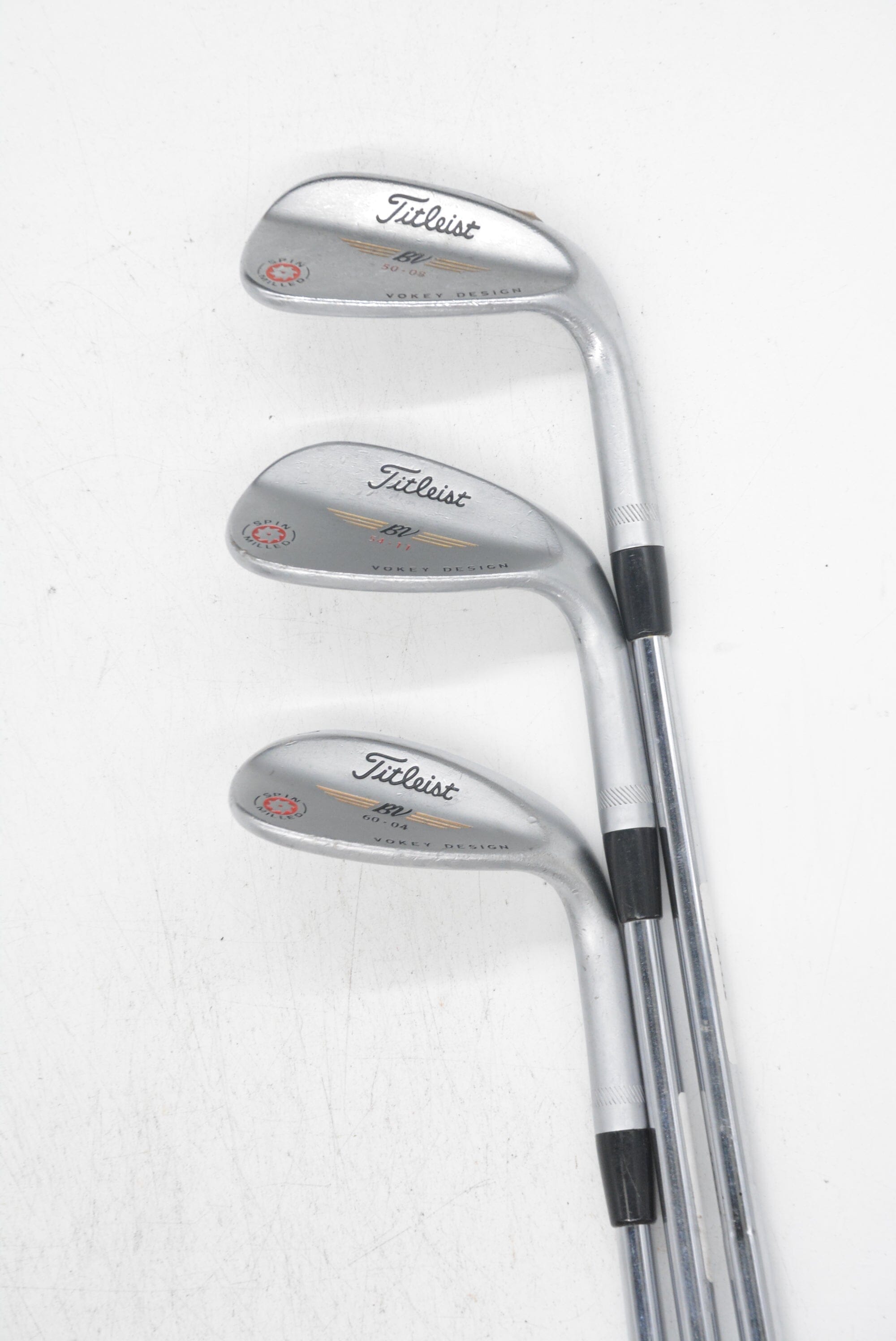 Titleist Vokey Spin Milled 50, 54, 60 Degree Wedge Set Wedge Flex Golf Clubs GolfRoots 