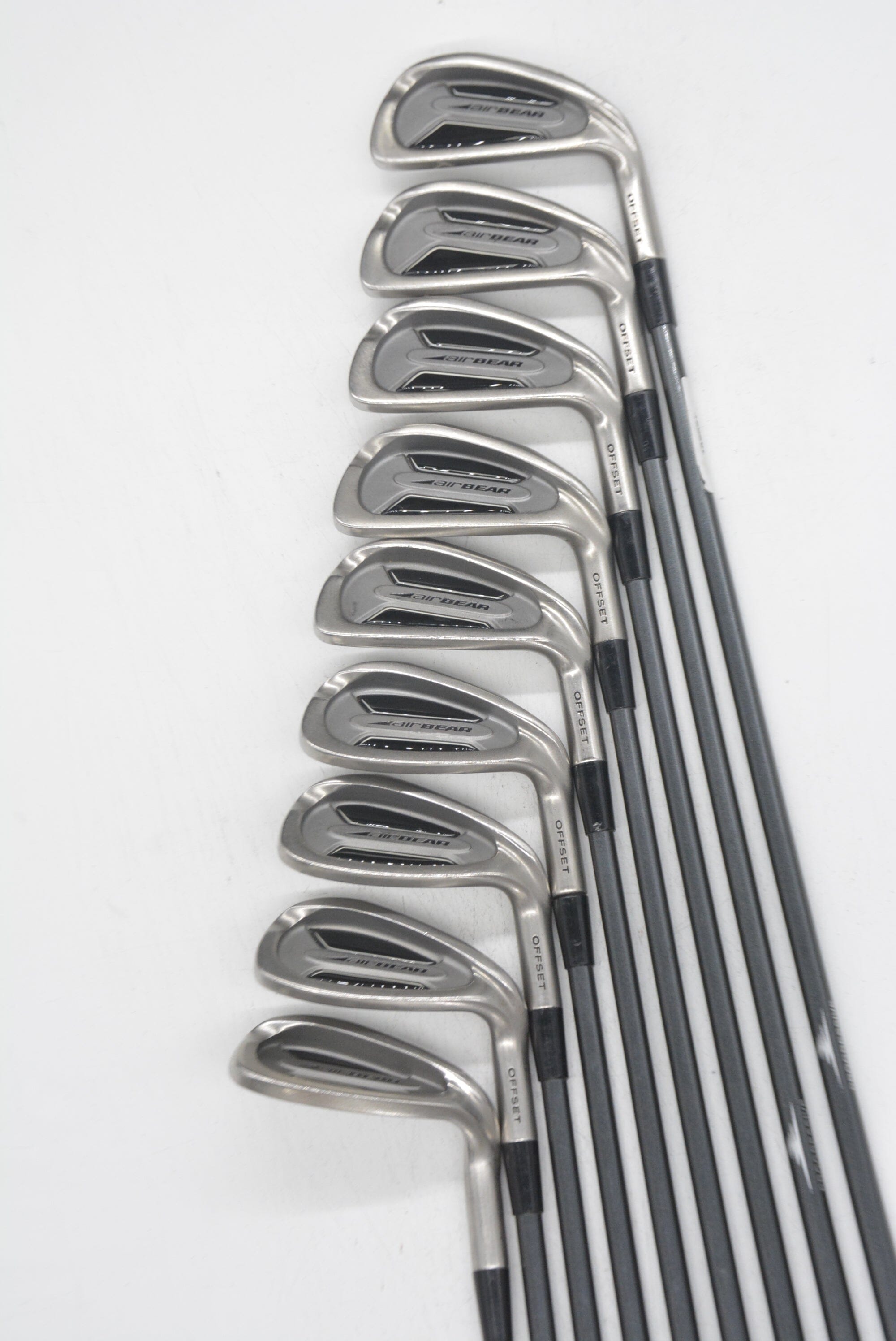 Nicklaus Air Bear Offset 3-PW, LW Iron Set S Flex -0.25" Golf Clubs GolfRoots 