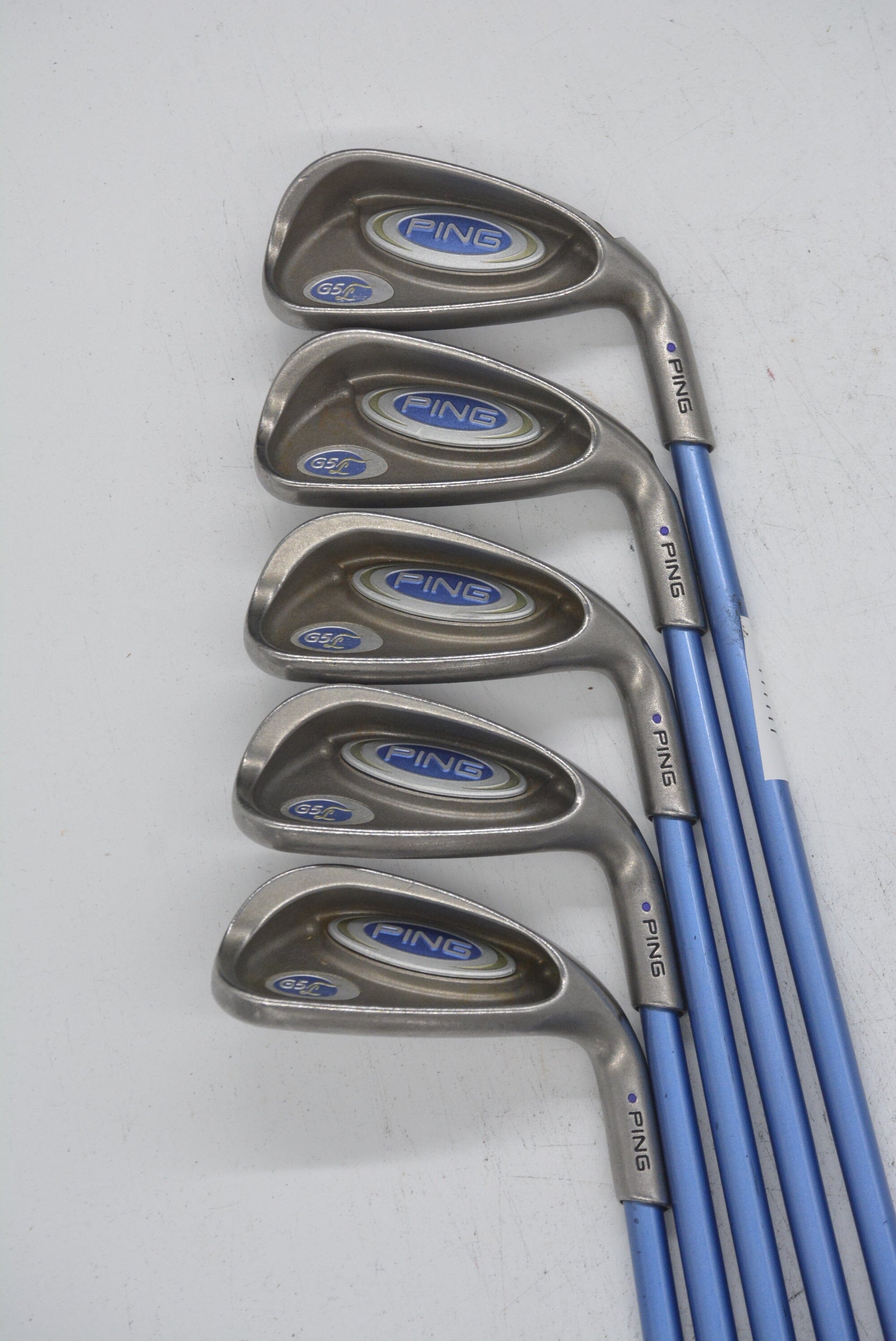 Women's Ping G5 L 5-6, 8-PW Iron Set W Flex -1" Golf Clubs GolfRoots 