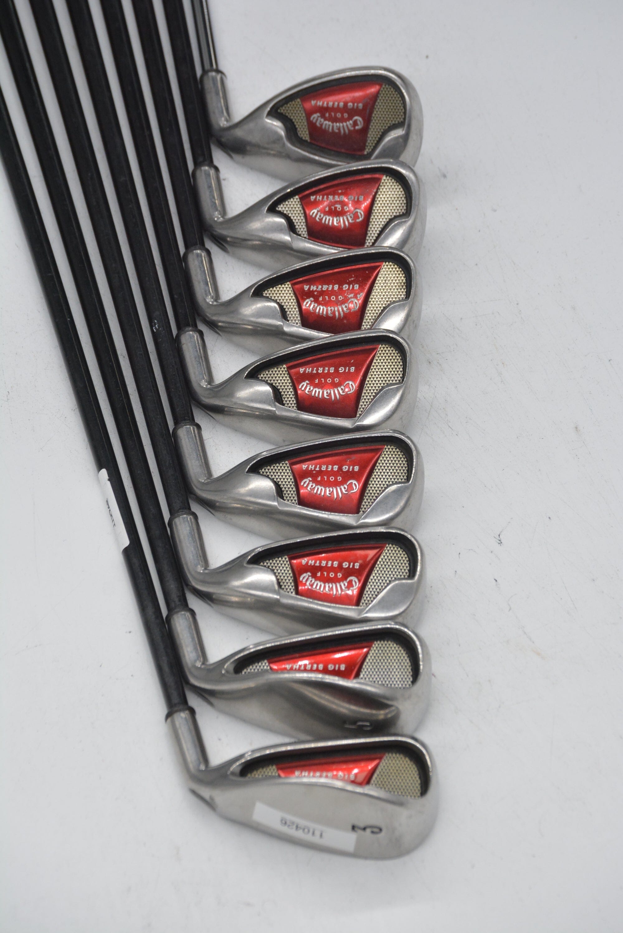 Callaway Big Bertha 2006 3, 5-PW, SW Iron Set SR Flex -0.5" Golf Clubs GolfRoots 