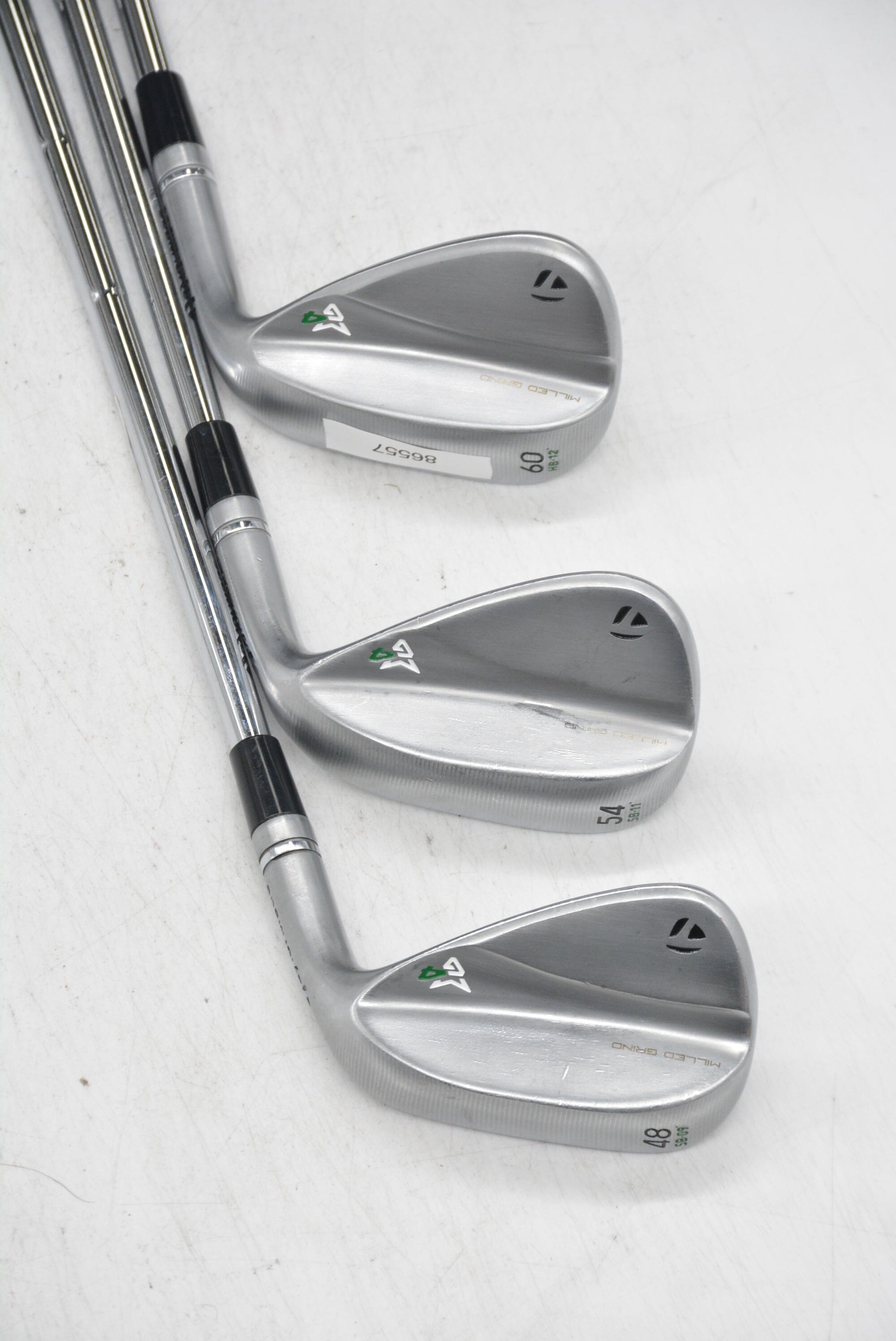 TaylorMade Milled Grind 4 48, 54, 60 Degree Wedge Set X Flex Golf Clubs GolfRoots 