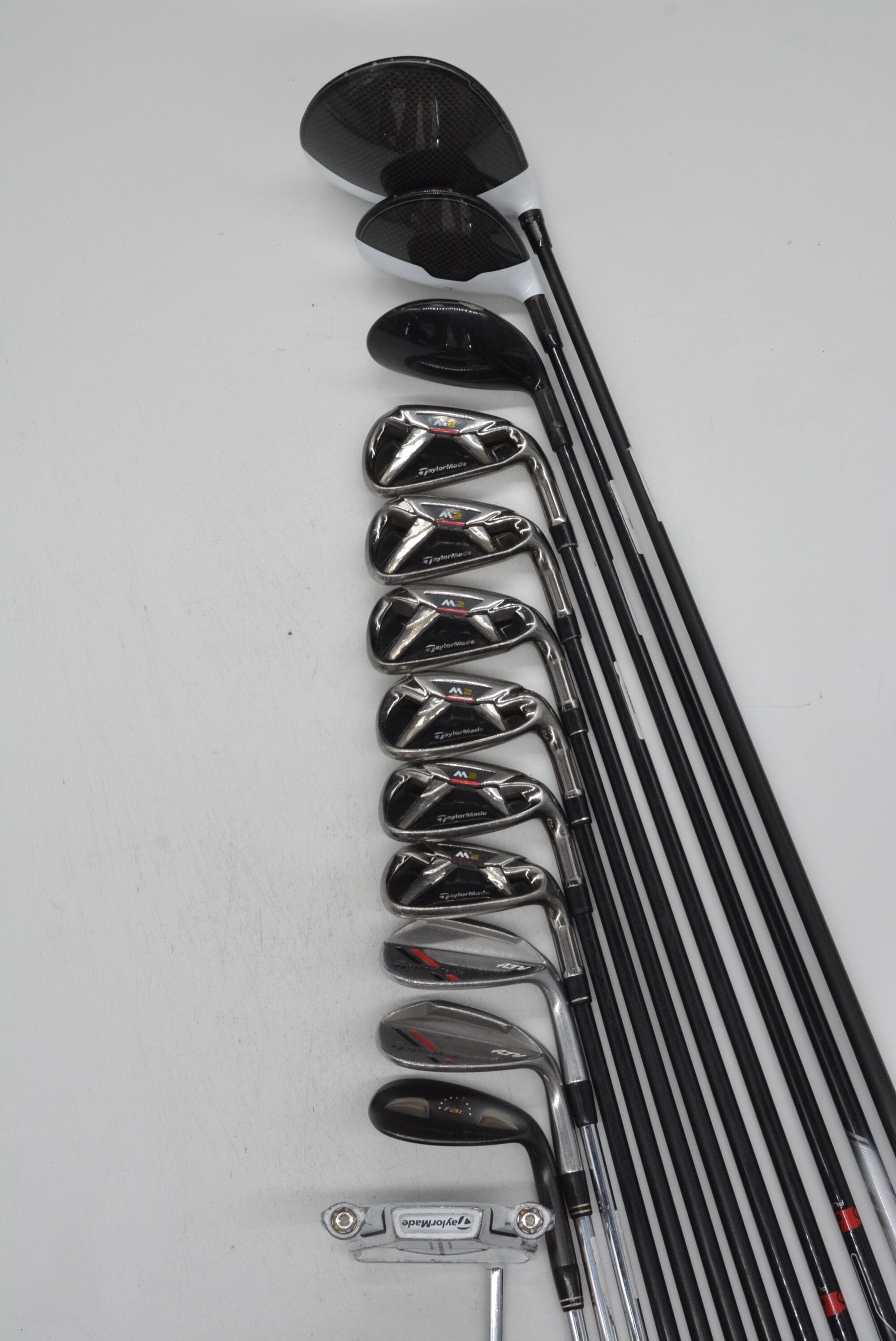 TaylorMade M2 Mixed Full Set R Flex -0.25" Golf Clubs GolfRoots 