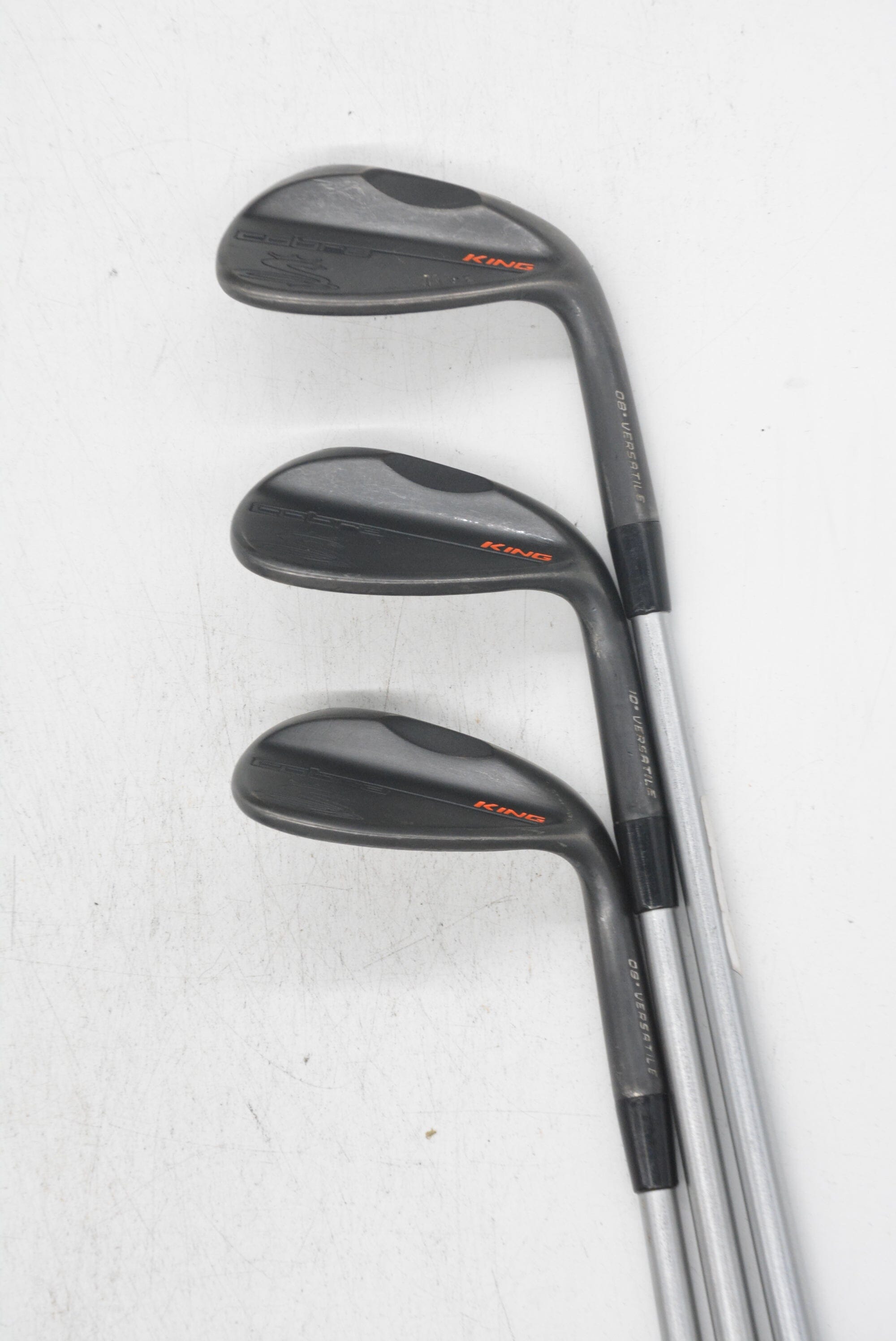 Cobra King Black 52, 56, 60 Degree Wedge Set S Flex Golf Clubs GolfRoots 