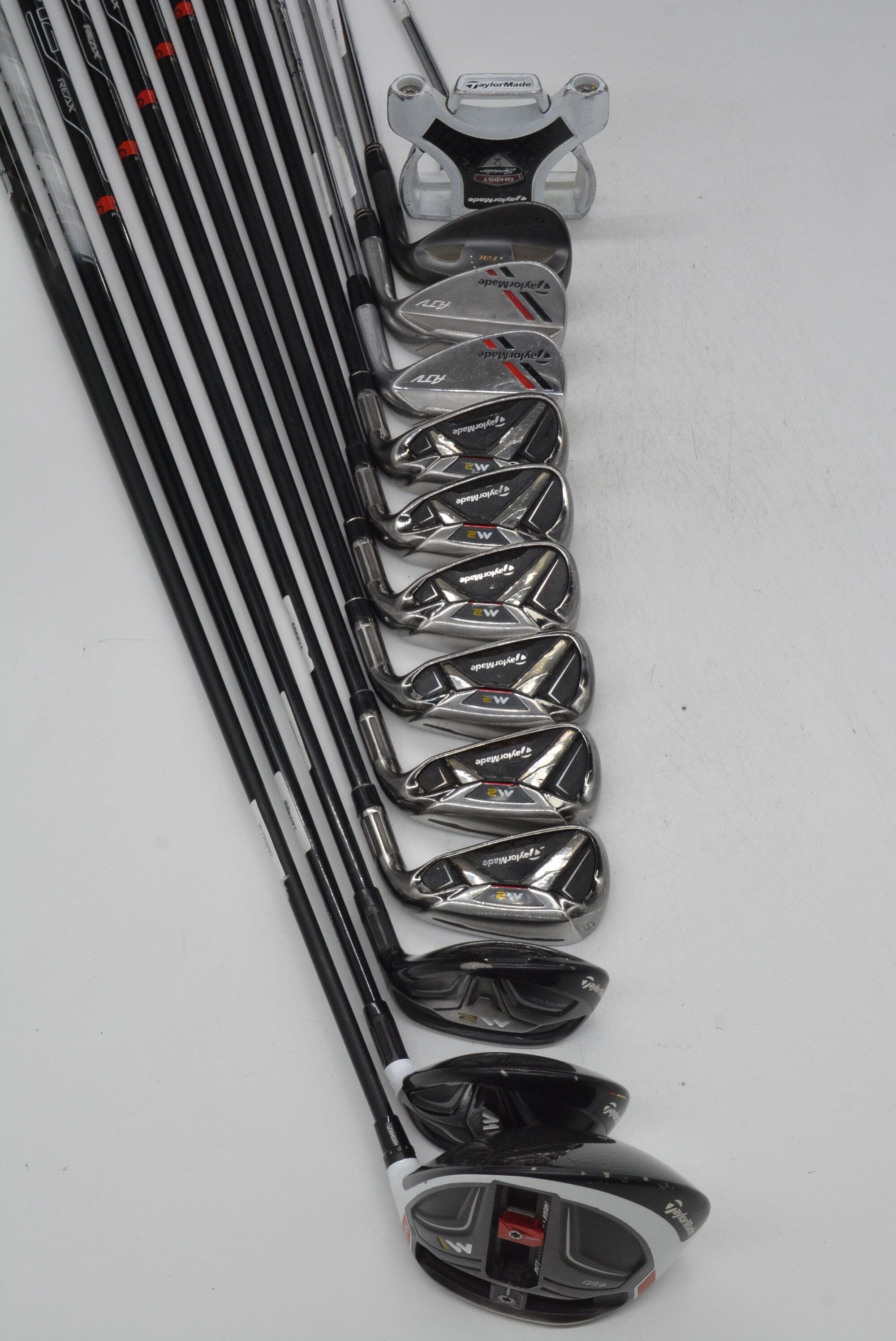 TaylorMade M2 Mixed Full Set R Flex -0.25" Golf Clubs GolfRoots 