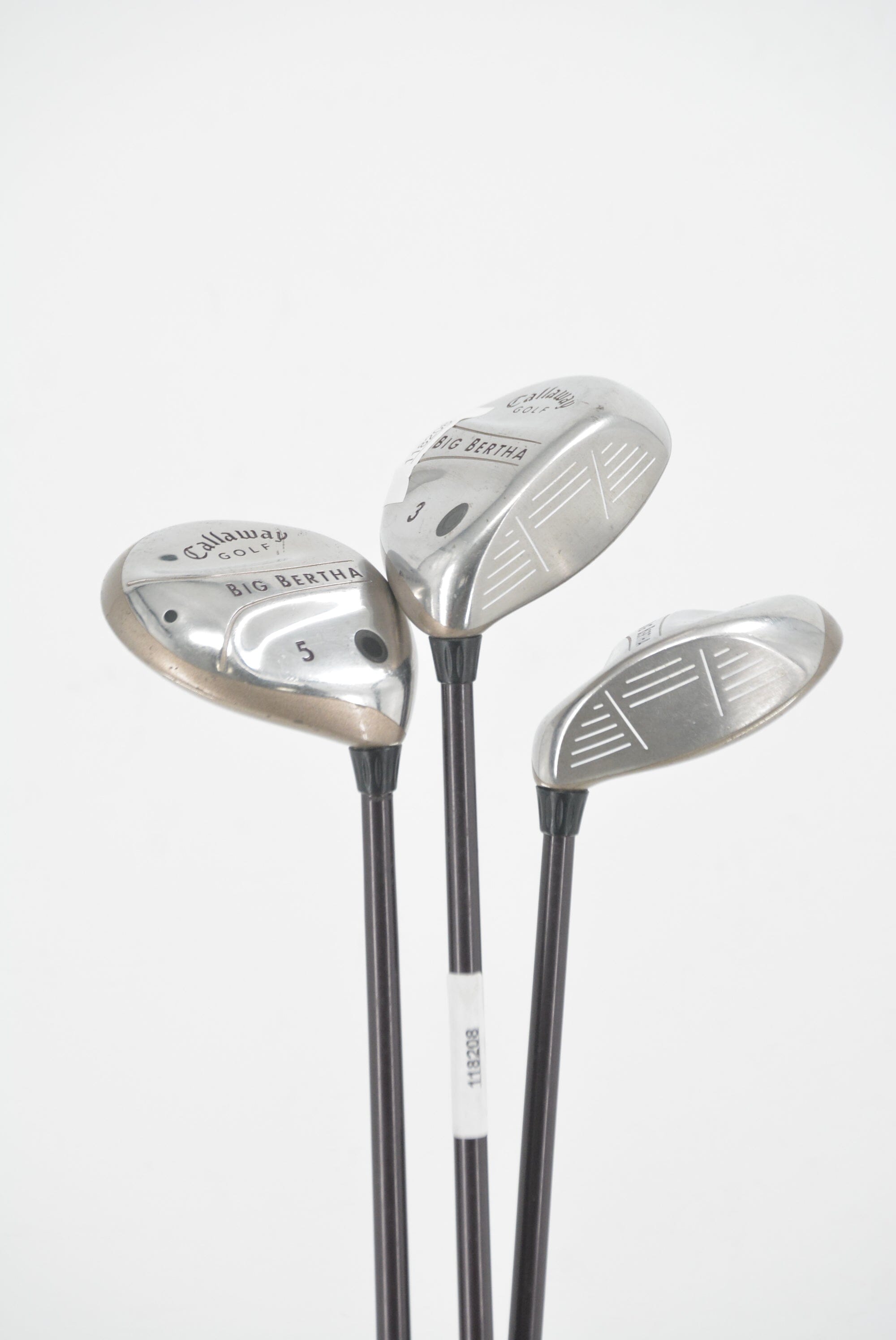 Women's Callaway Original Big Bertha 3W, 5W, 7W Wood Set W Flex Golf Clubs GolfRoots 