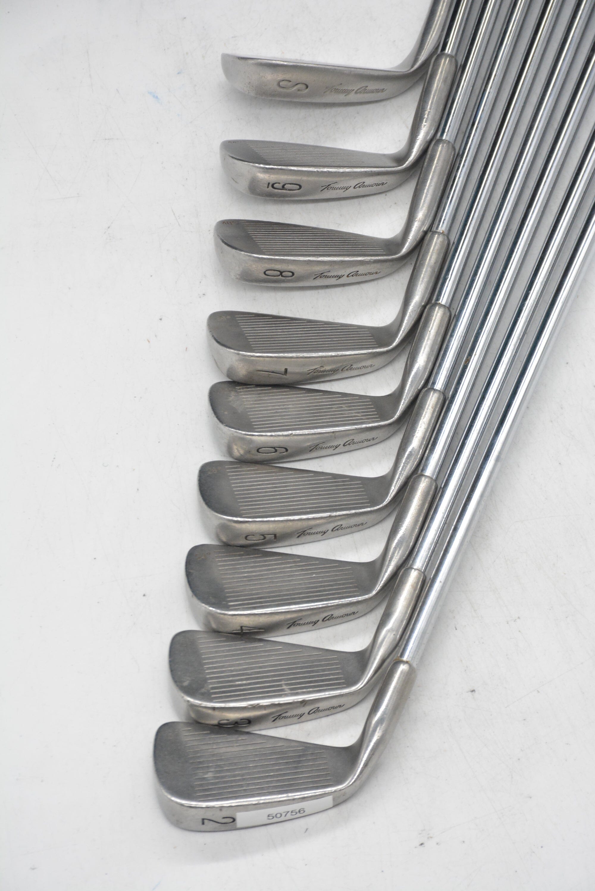 Tommy Armour 845S Silver Scot 2-9, SW Iron Set R Flex +0.25" Golf Clubs GolfRoots 