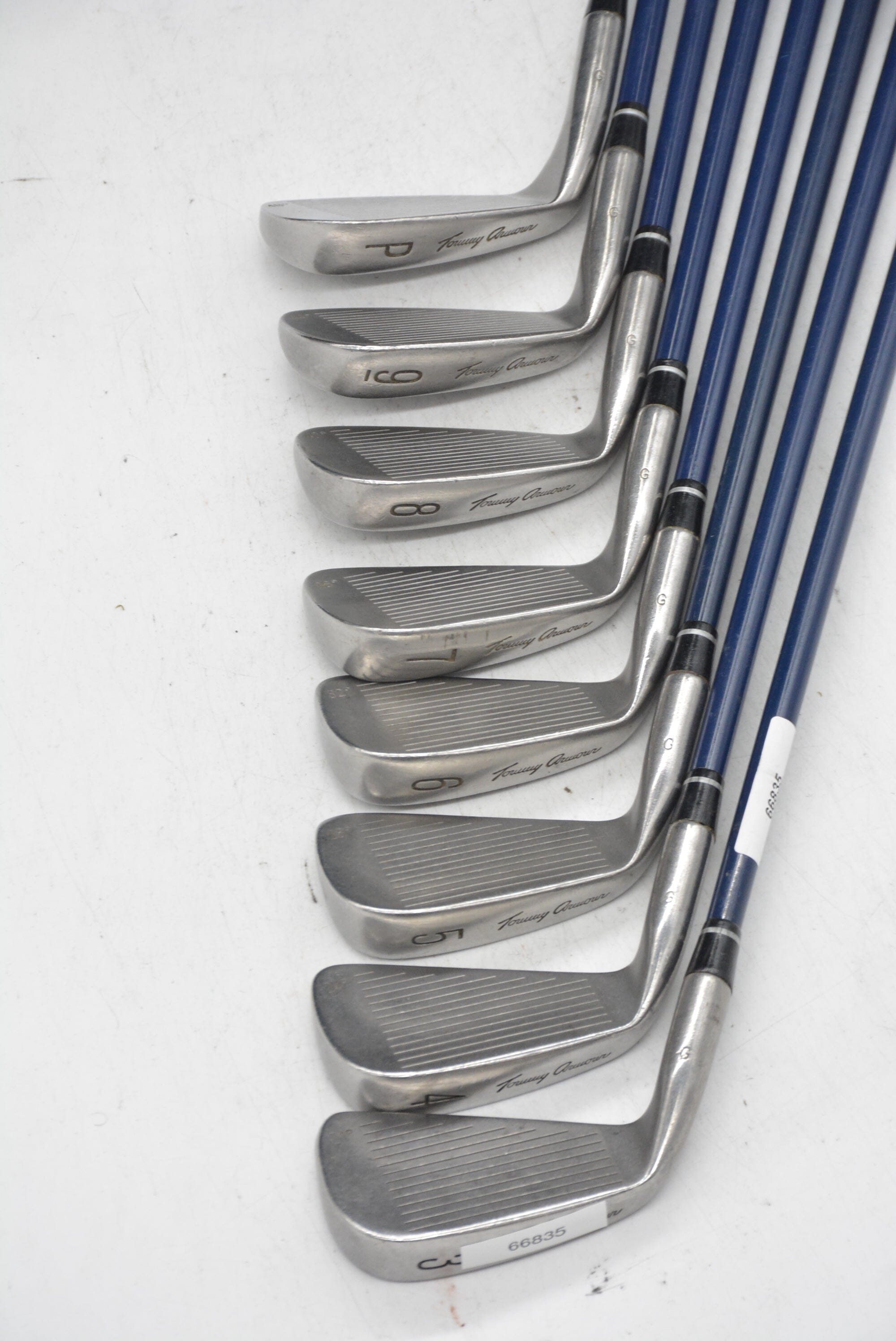 Tommy Armour 845S Silver Scot 3-PW Iron Set R Flex -0.25" Golf Clubs GolfRoots 