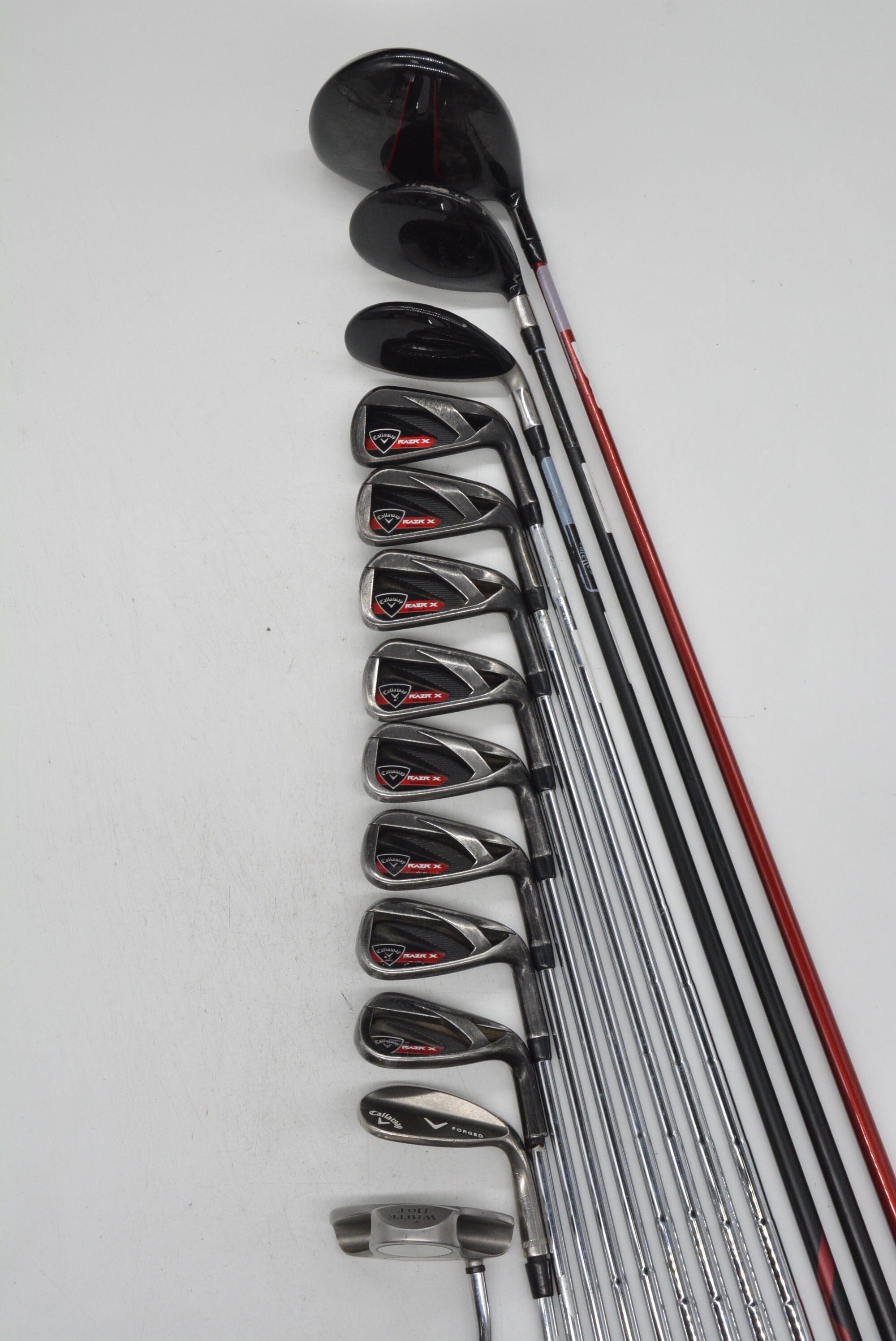 Callaway RAZR X Black Mixed Full Set S Flex Std Length Golf Clubs GolfRoots 