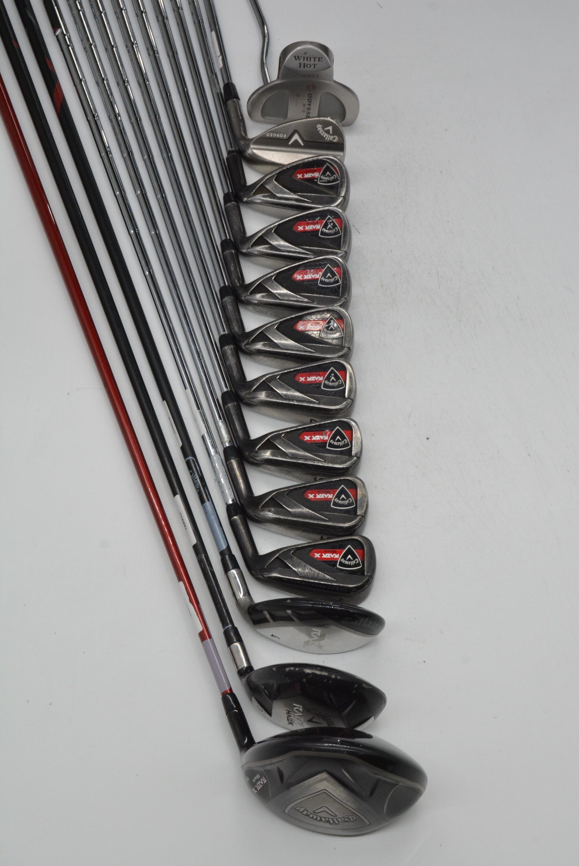 Callaway RAZR X Black Mixed Full Set S Flex Std Length Golf Clubs GolfRoots 