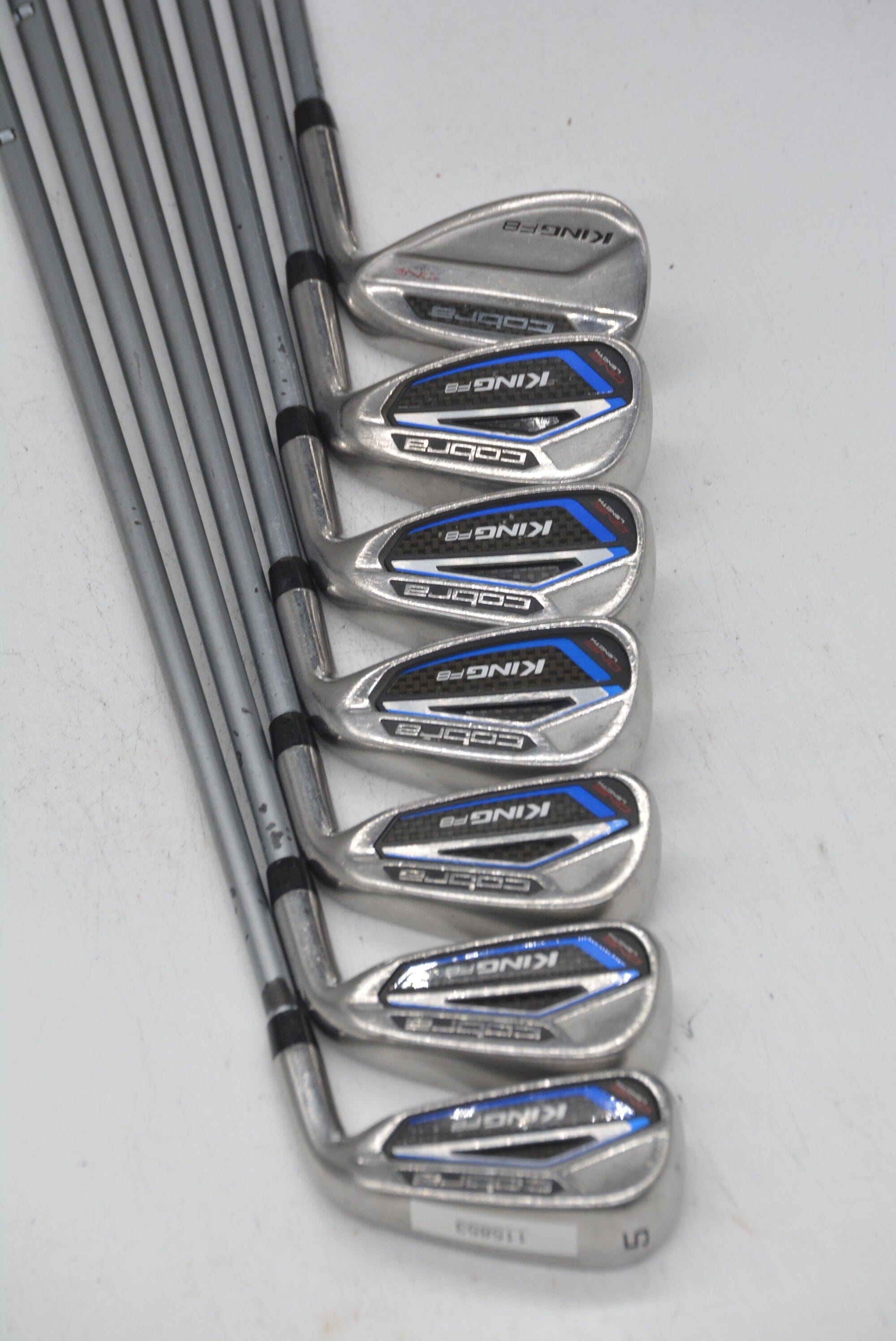Cobra King F8 One Length 5-GW Iron Set S Flex 36.75" Golf Clubs GolfRoots 