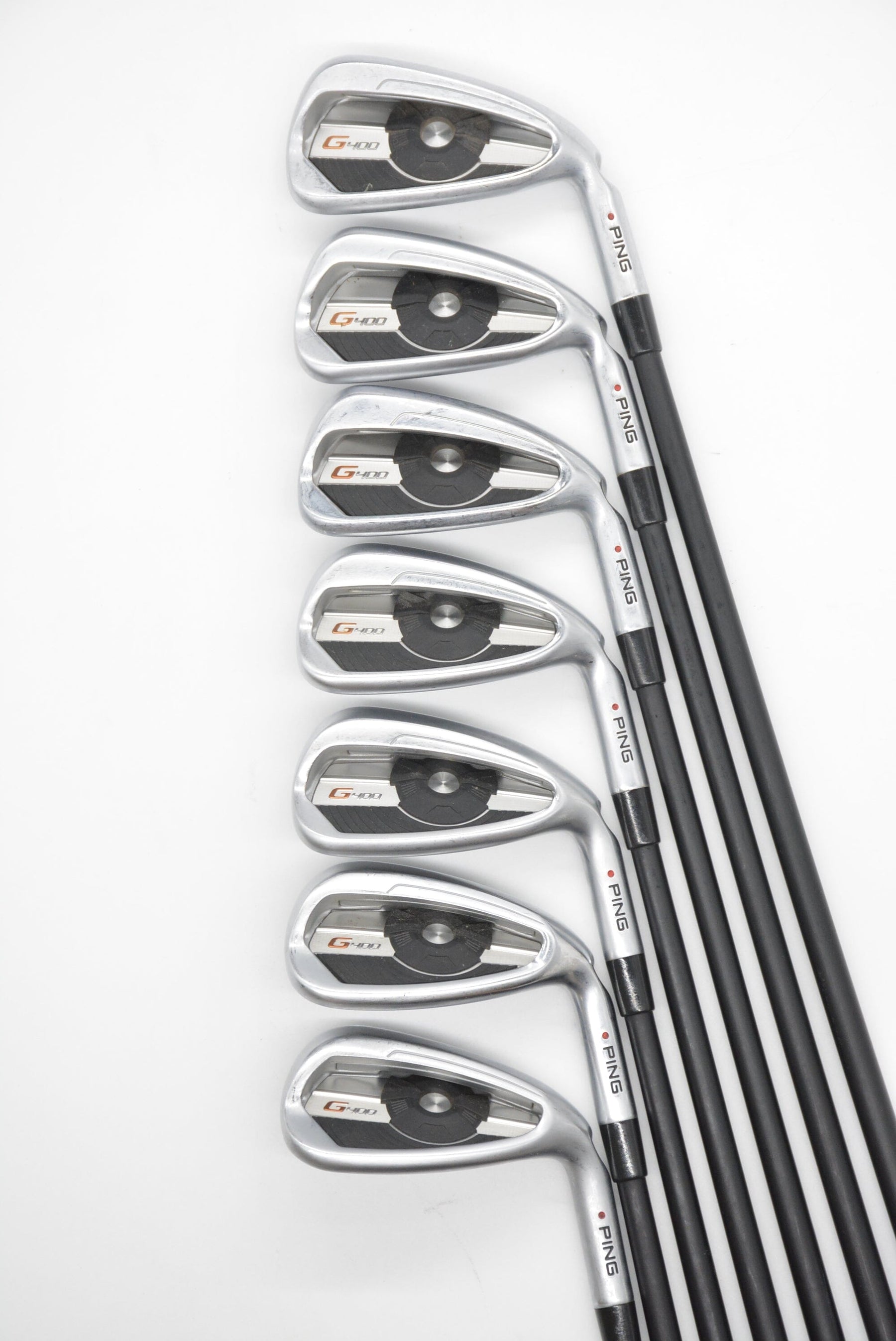 Ping G400 5-AW Iron Set R Flex +1" Golf Clubs GolfRoots 