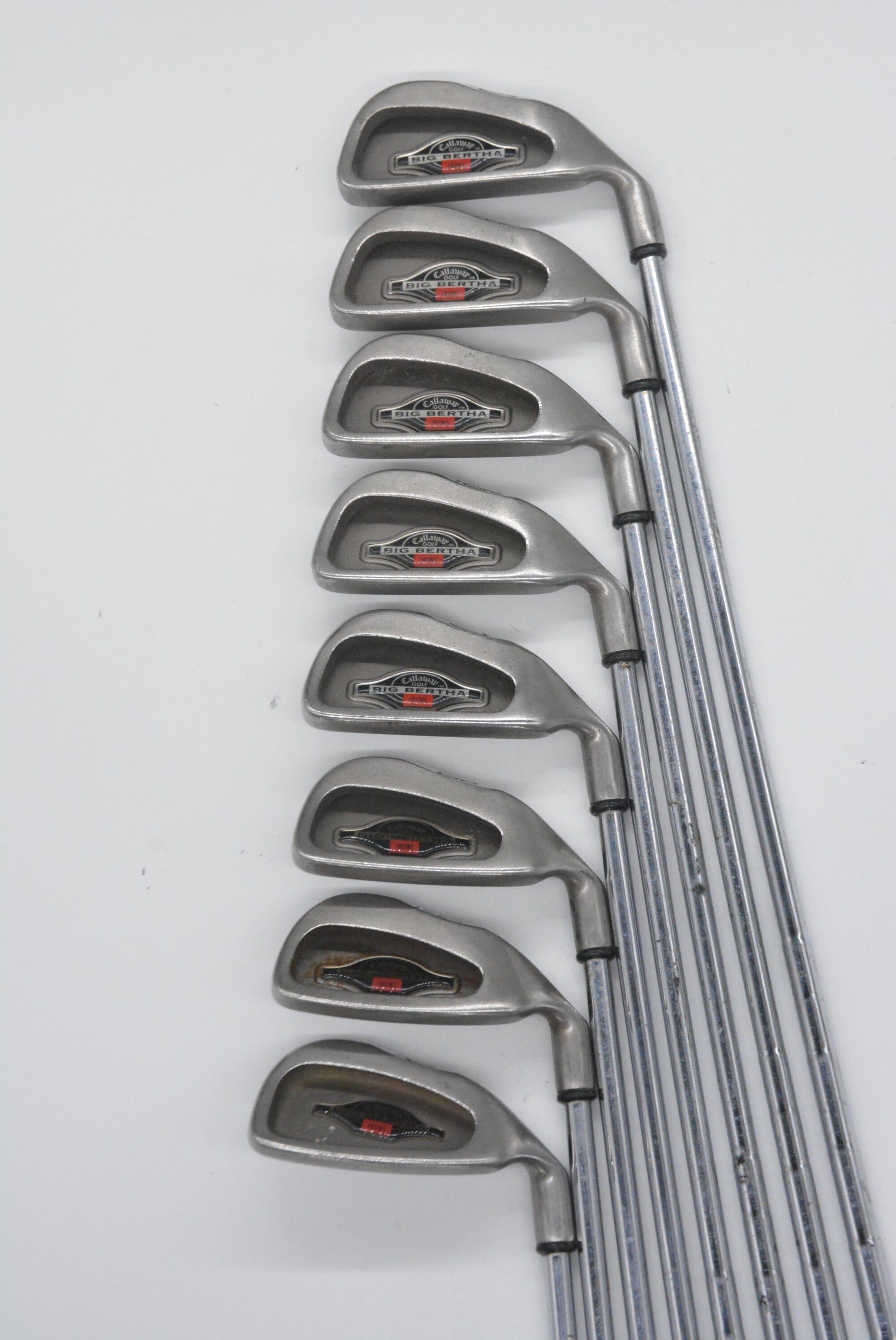 Callaway Big Bertha 1996 3-PW Iron Set R Flex Std Length Golf Clubs GolfRoots 