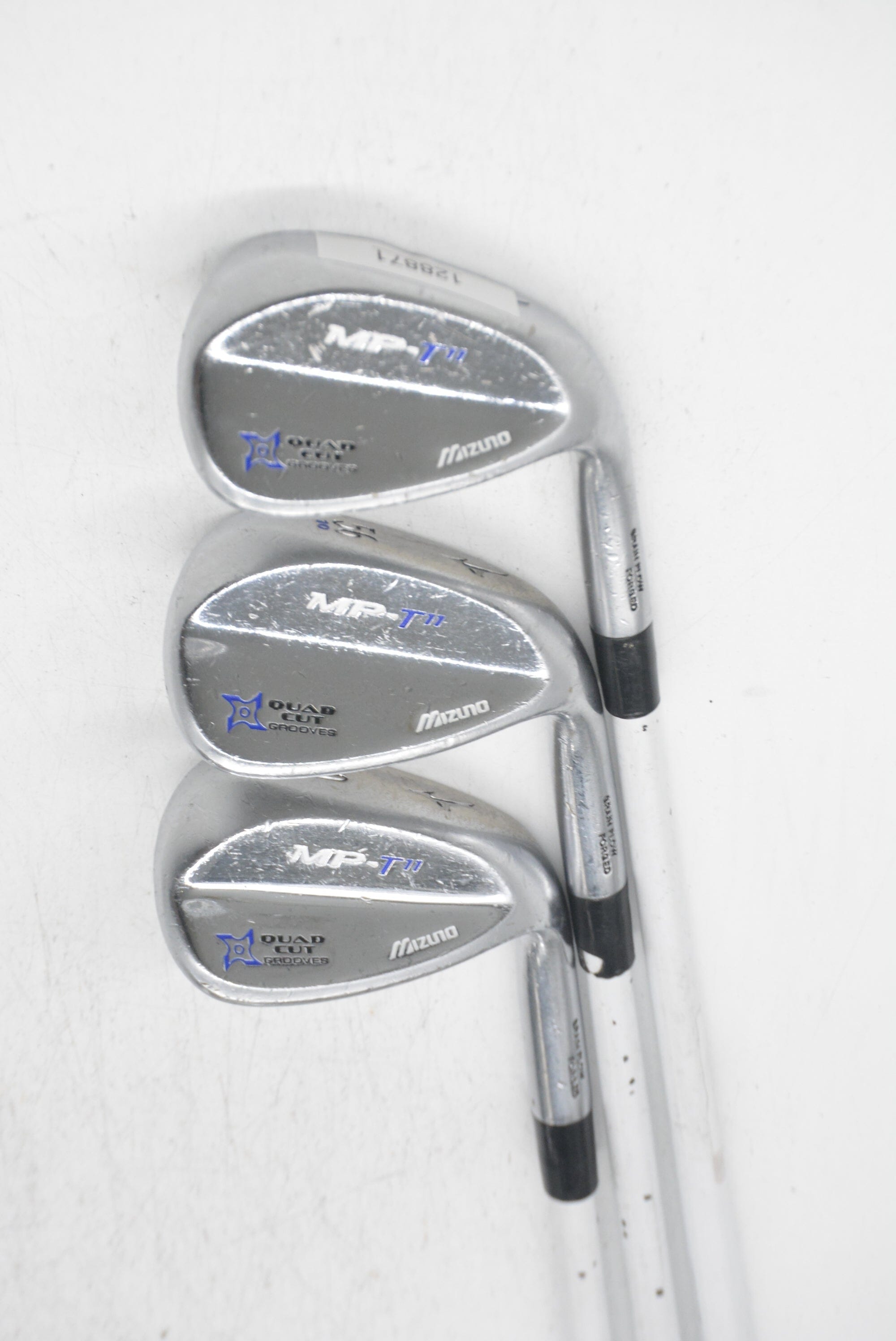 Mizuno MP T-11 White Satin Chrome 52, 56, 60 Degree Wedge Set X Flex Golf Clubs GolfRoots 