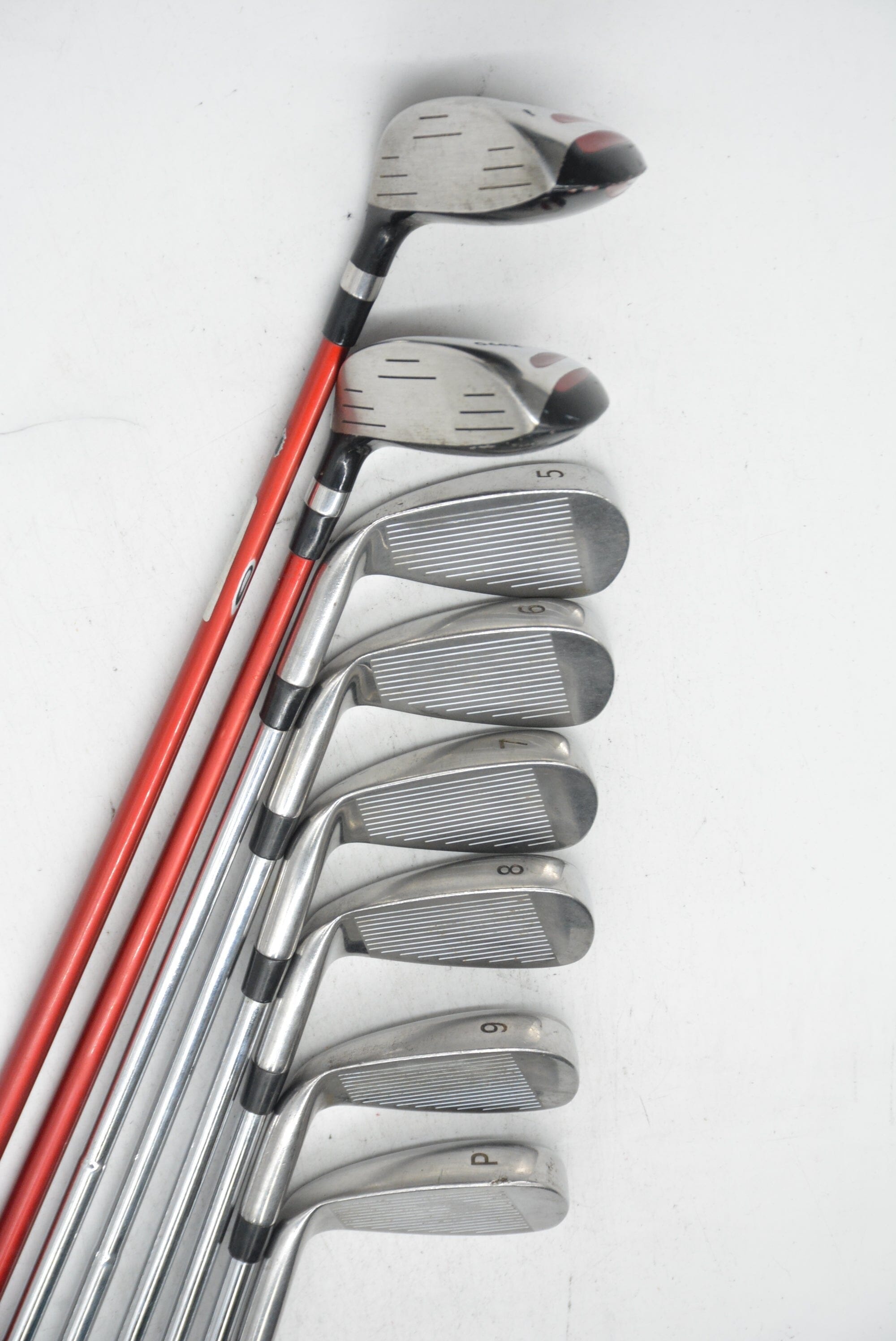 Hippo Hiptec 3h, 4h, 5-PW Iron Set R Flex -0.75" Golf Clubs GolfRoots 