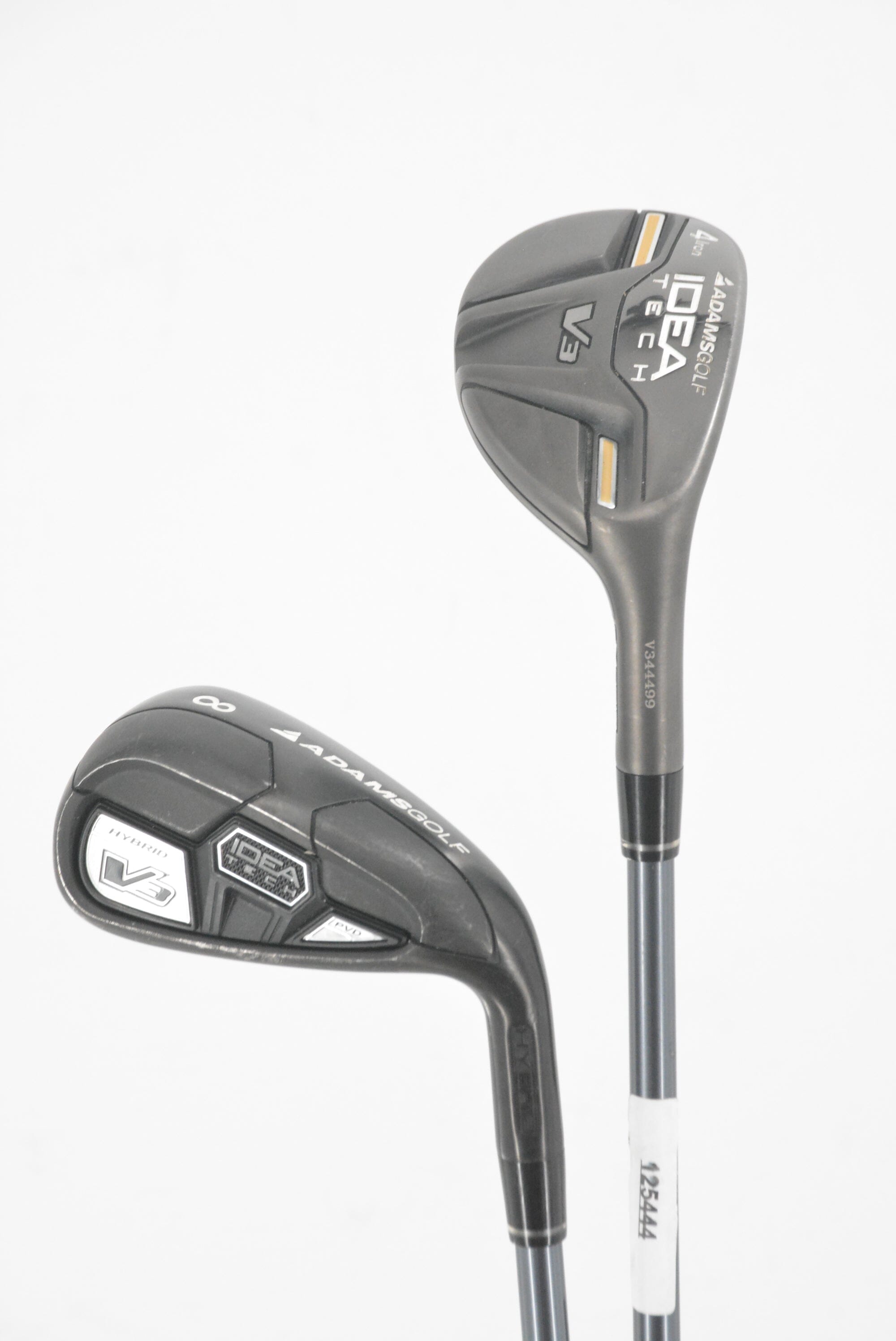 Adams Idea Tech V3 Hybrid 4-9, GW Iron Set R Flex +0.75" Golf Clubs GolfRoots 